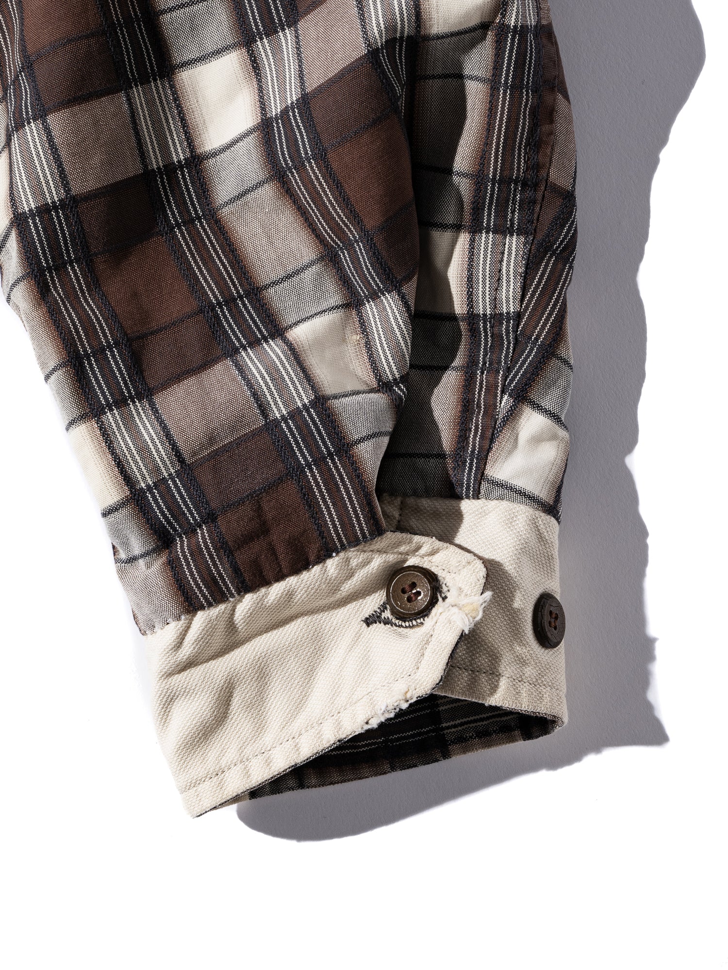 NorMo Vintage / 50's 60's REVERSIBLE JK BRN チェック×無地