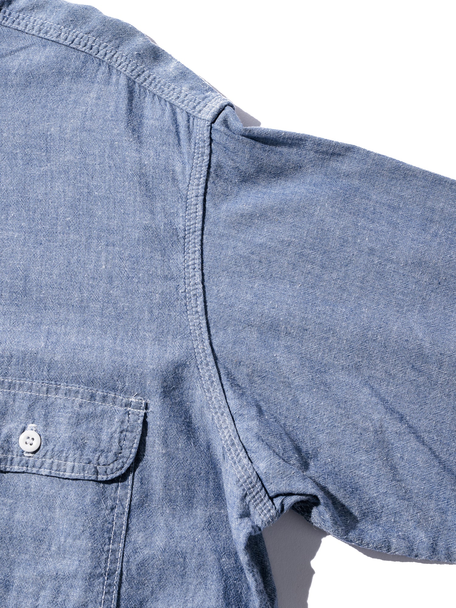 NorMo Vintage / PRENTIS CHAMBRAY WORK SHIR SIZE L MADE IN USA