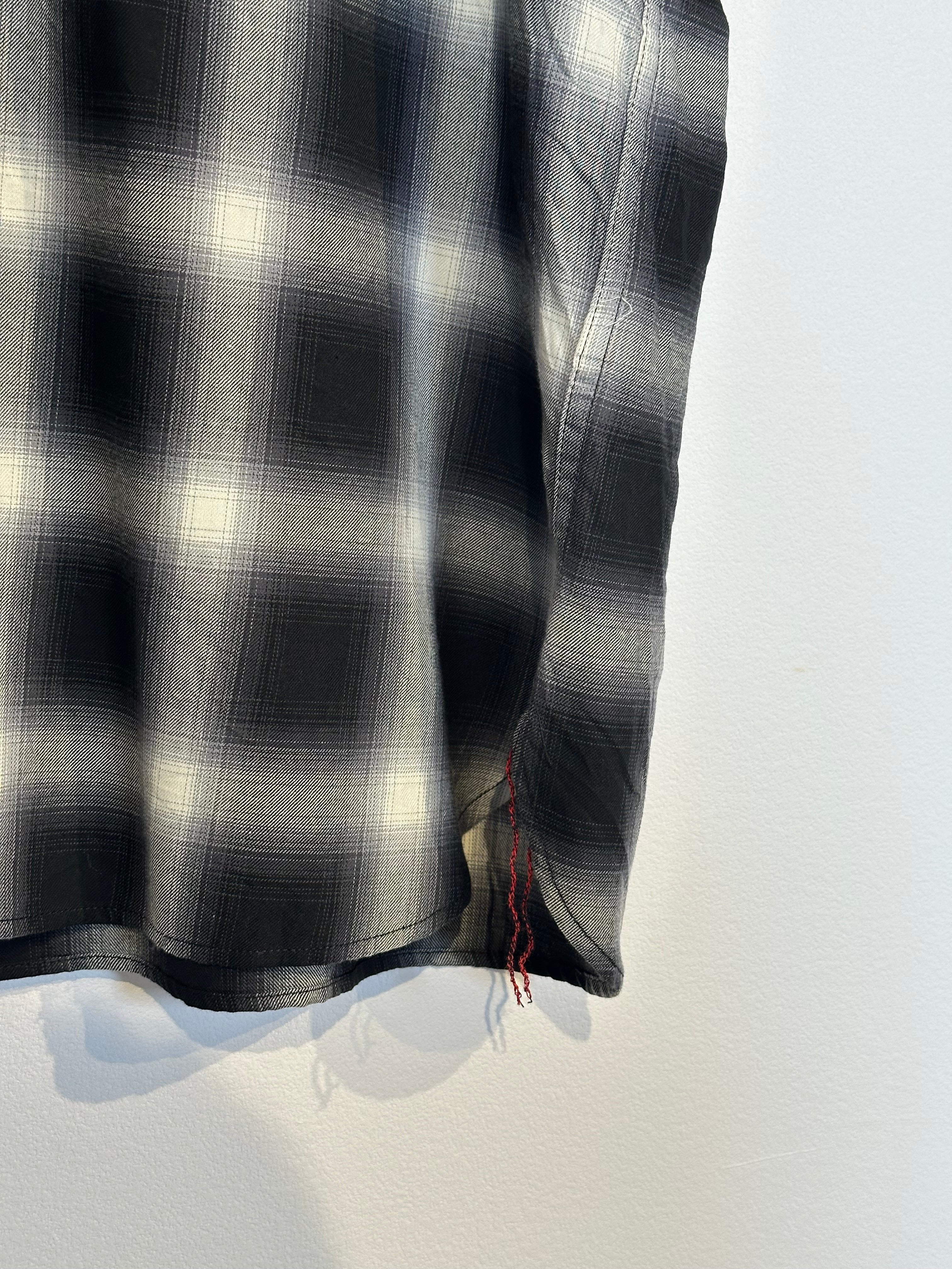 SUGAR CANE / OMBRE CHECK S/S WORK SHIRT