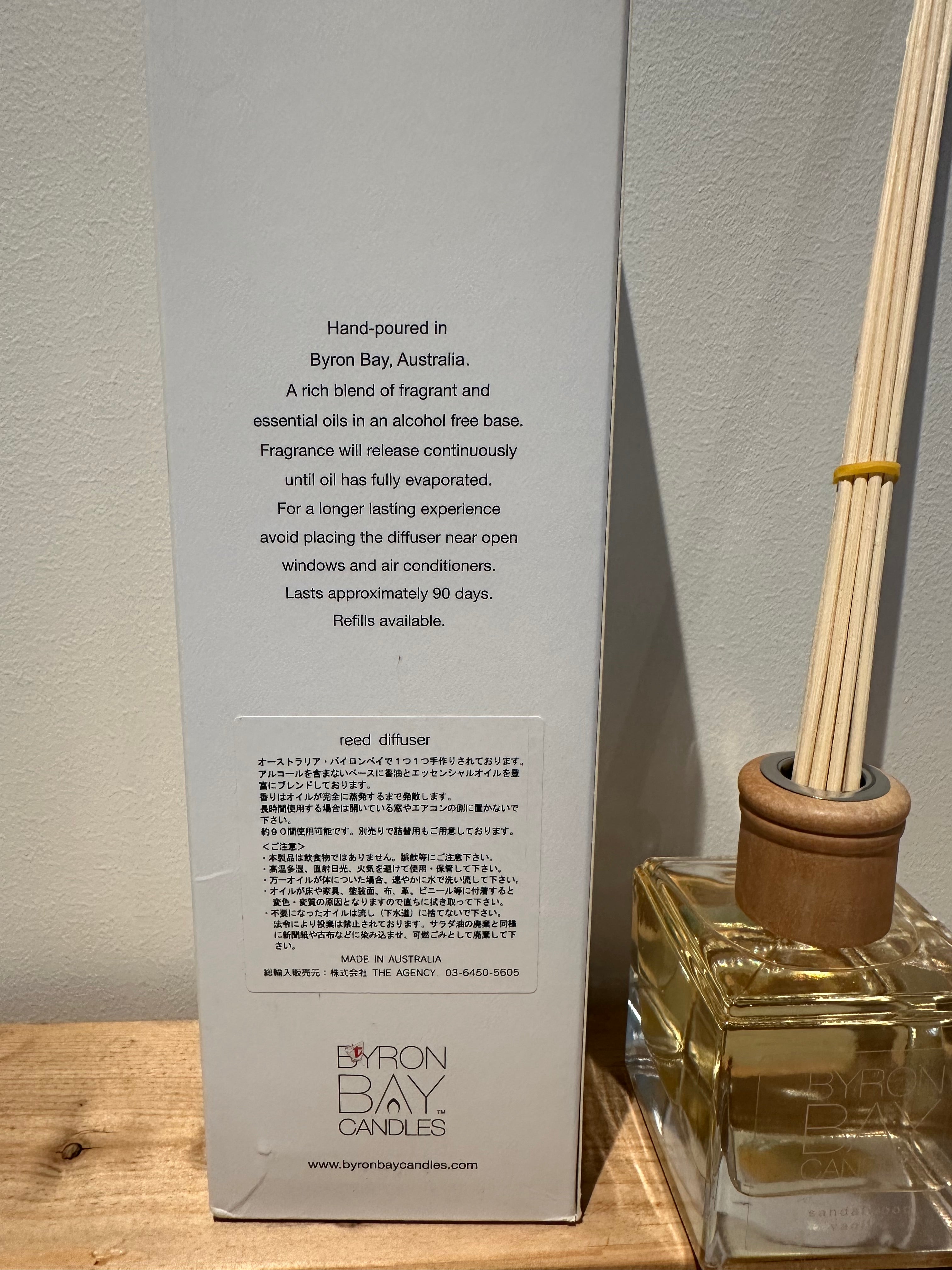 Auntierosa Holiday / FRENCH PEAR-REED DIFFUSER Sandalwood Vanilla