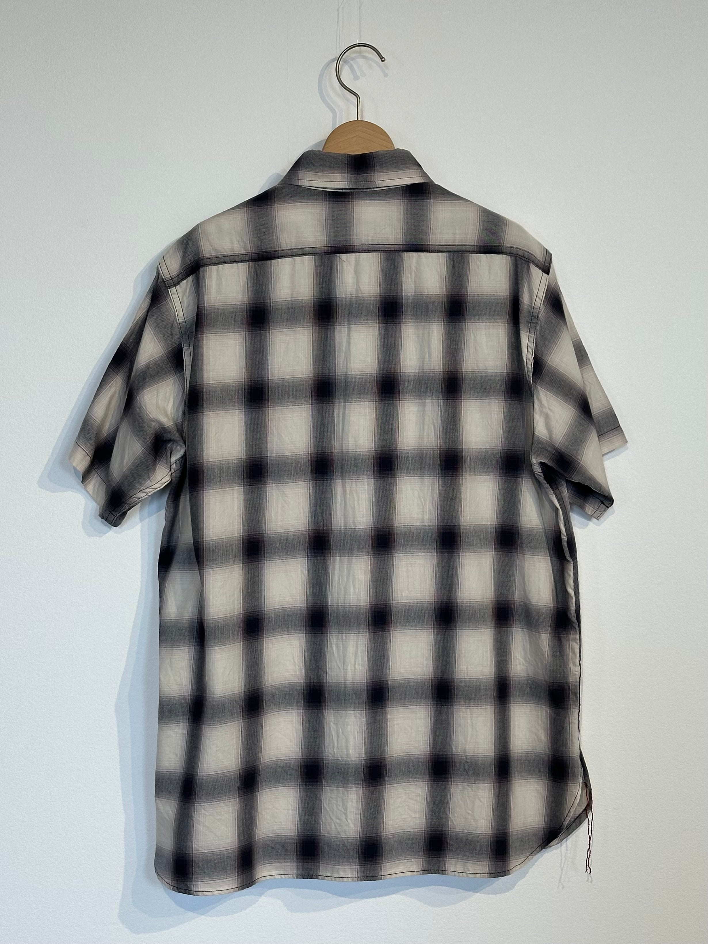 SUGAR CANE / OMBRE CHECK S/S WORK SHIRT