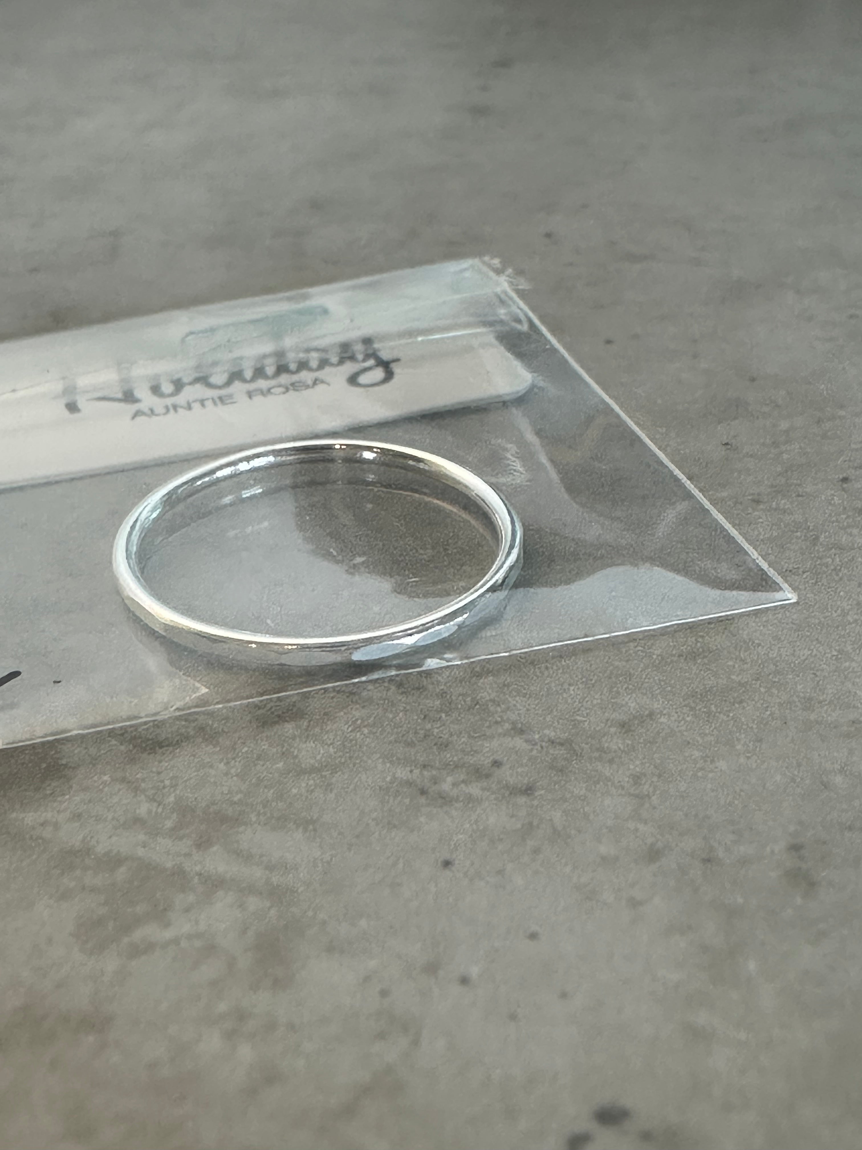 Auntierosa Holiday / simple thin 925 ring