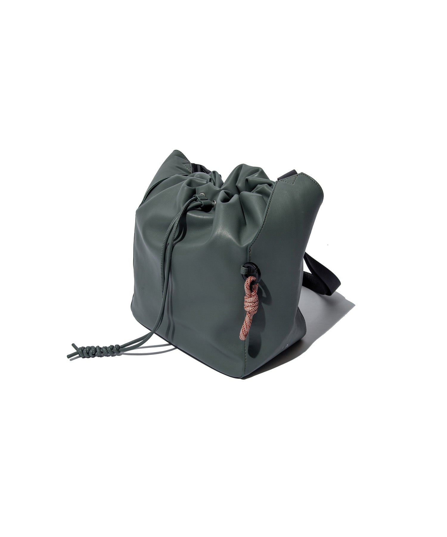 F/CE. / TECH LEATHER DRAWSTRING SHOULDER