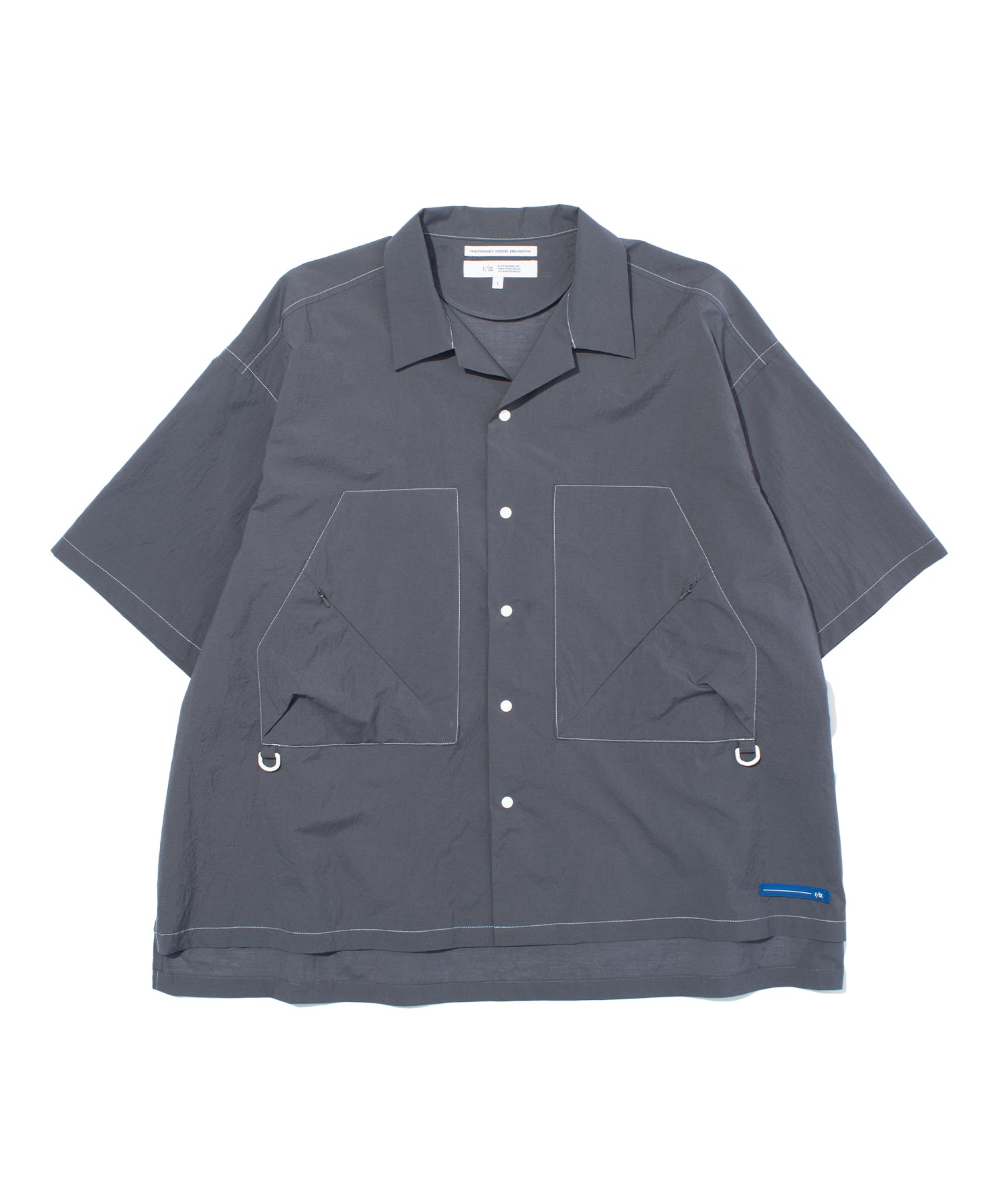 F/CE. / LIGHT WEIGHT OPEN COLLAR SHIRT