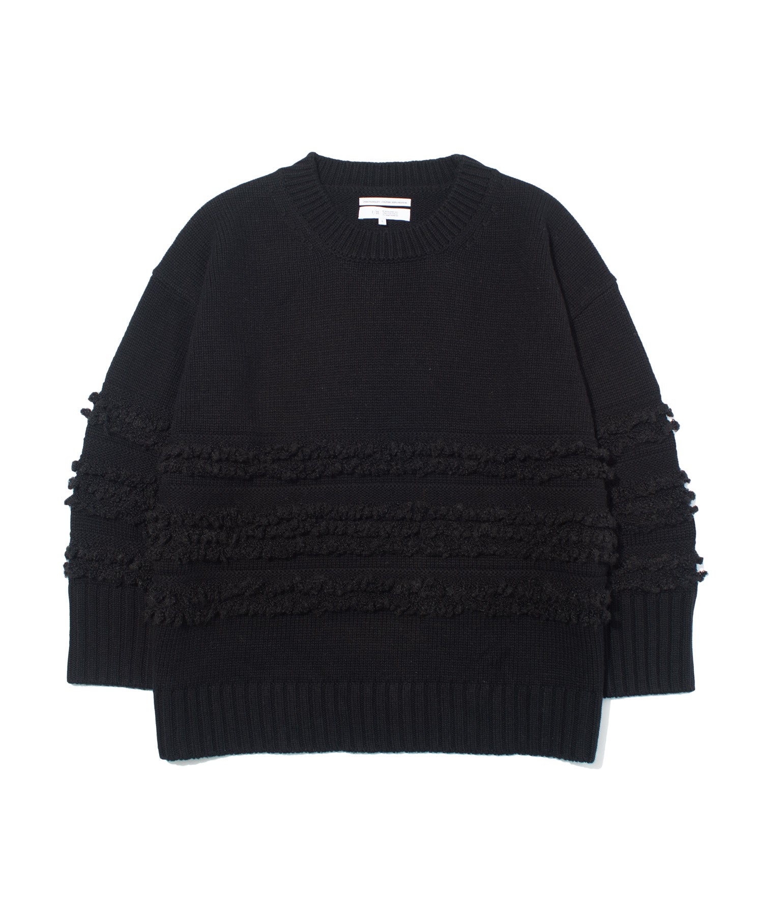 F/CE. / DUAL TEXTURE SHIFTED LINES KNIT