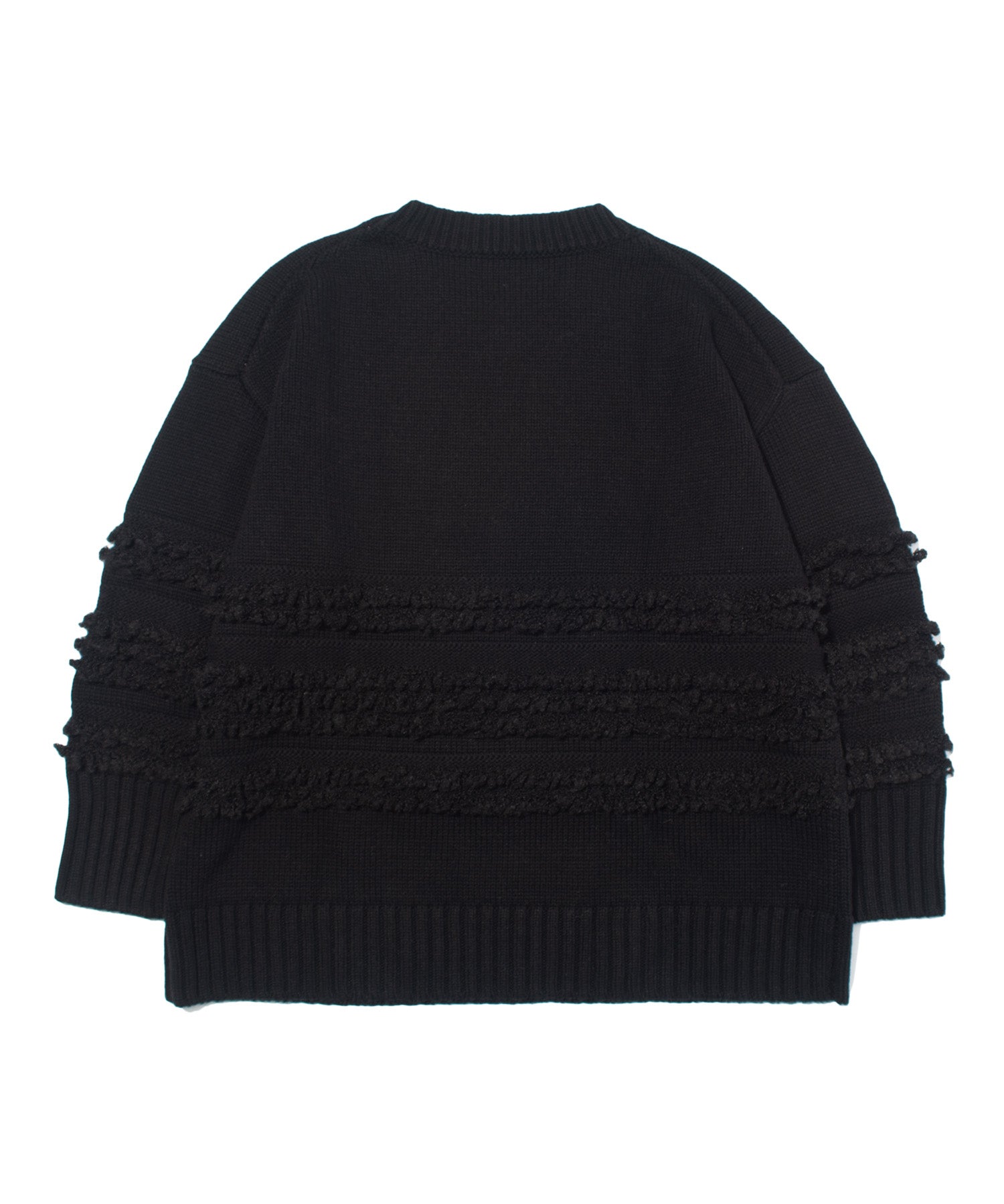 F/CE. / DUAL TEXTURE SHIFTED LINES KNIT