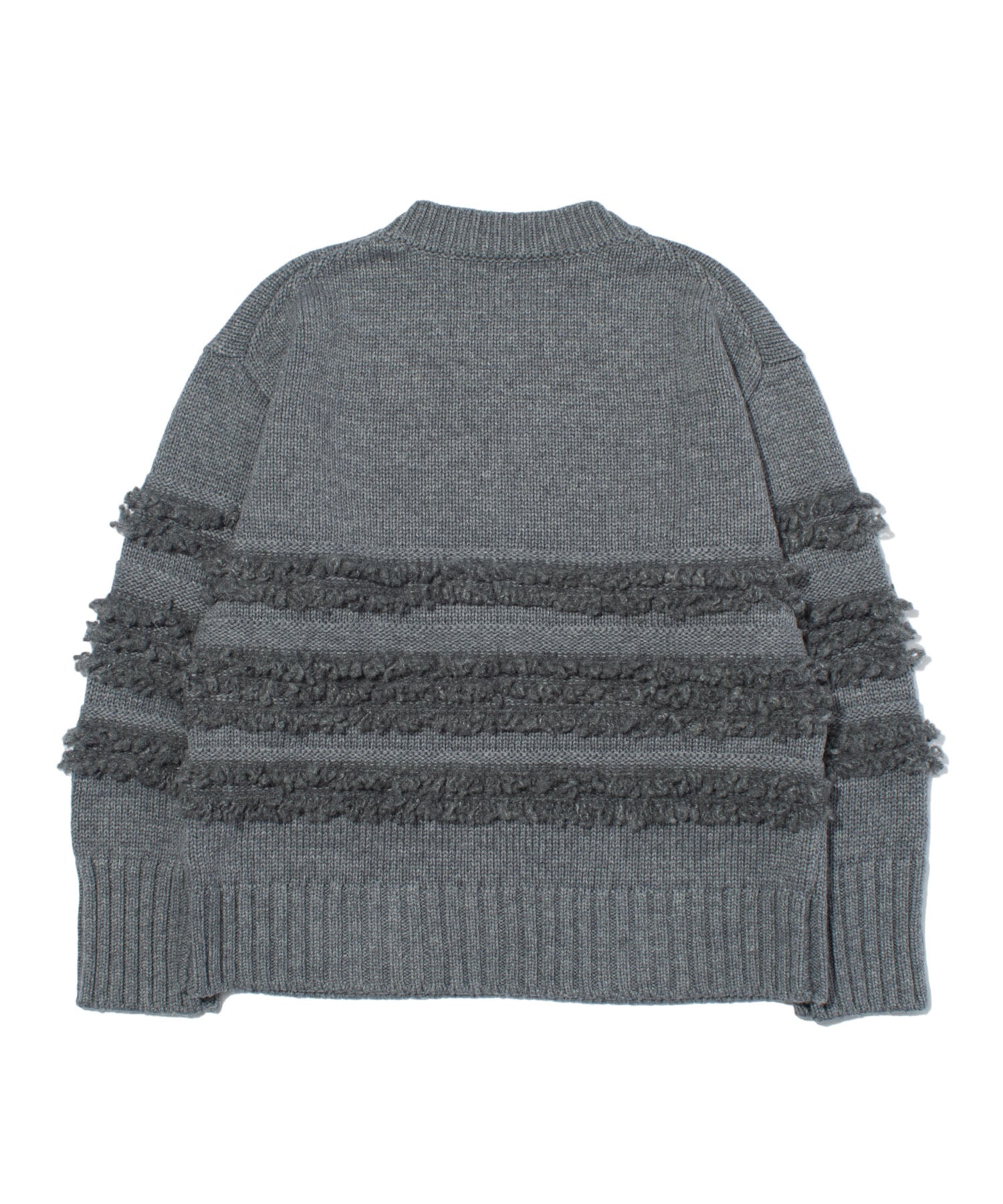 F/CE. / DUAL TEXTURE SHIFTED LINES KNIT