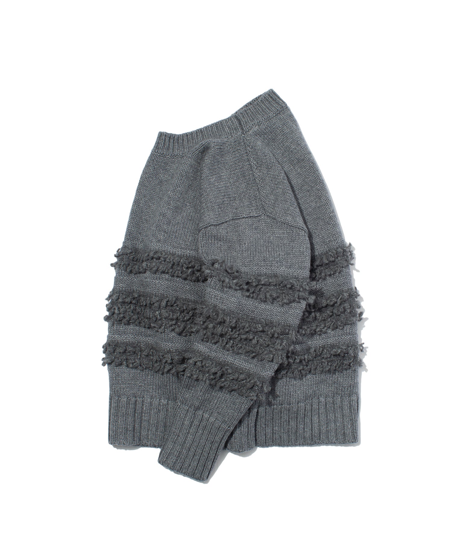 F/CE. / DUAL TEXTURE SHIFTED LINES KNIT