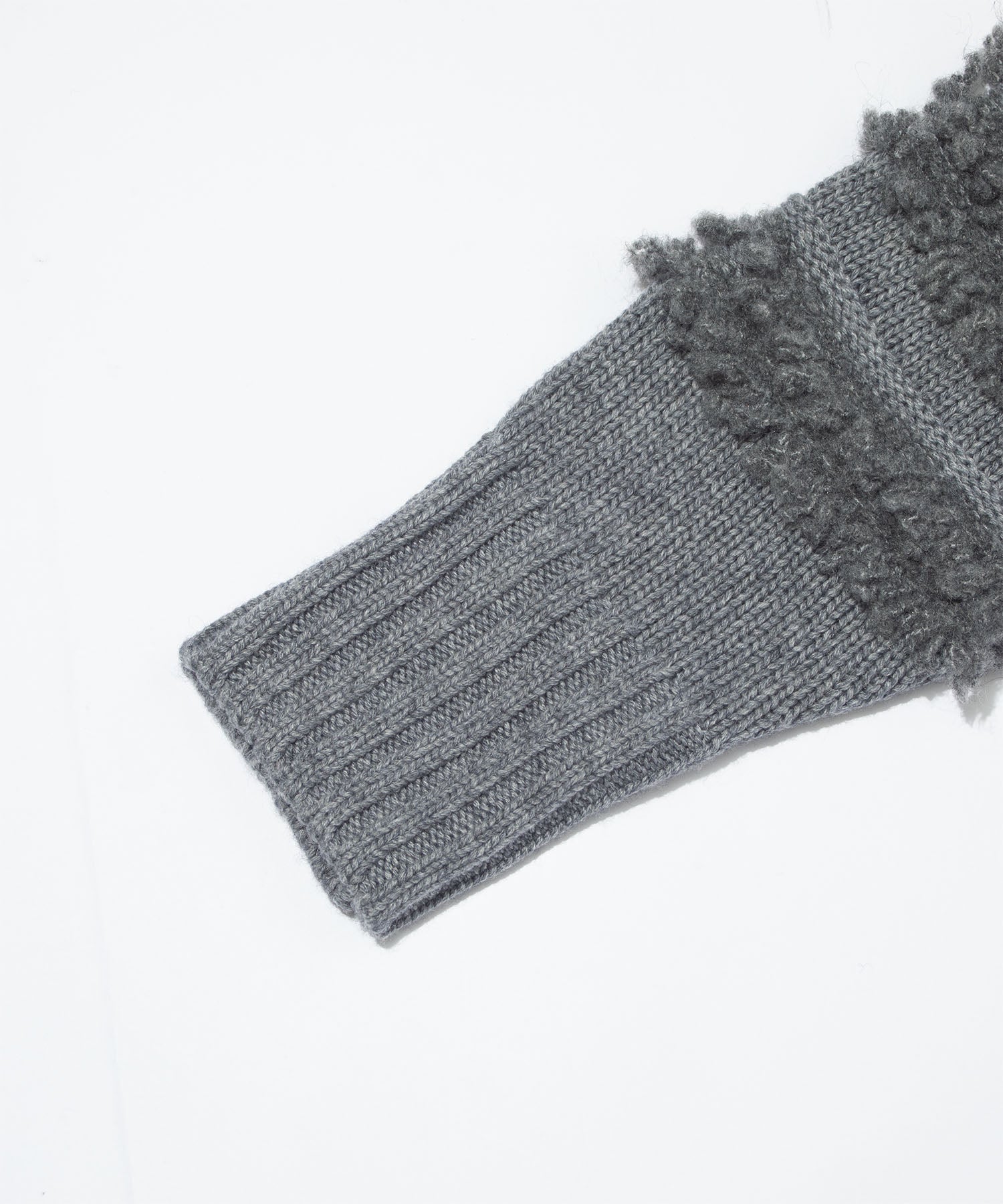 F/CE. / DUAL TEXTURE SHIFTED LINES KNIT