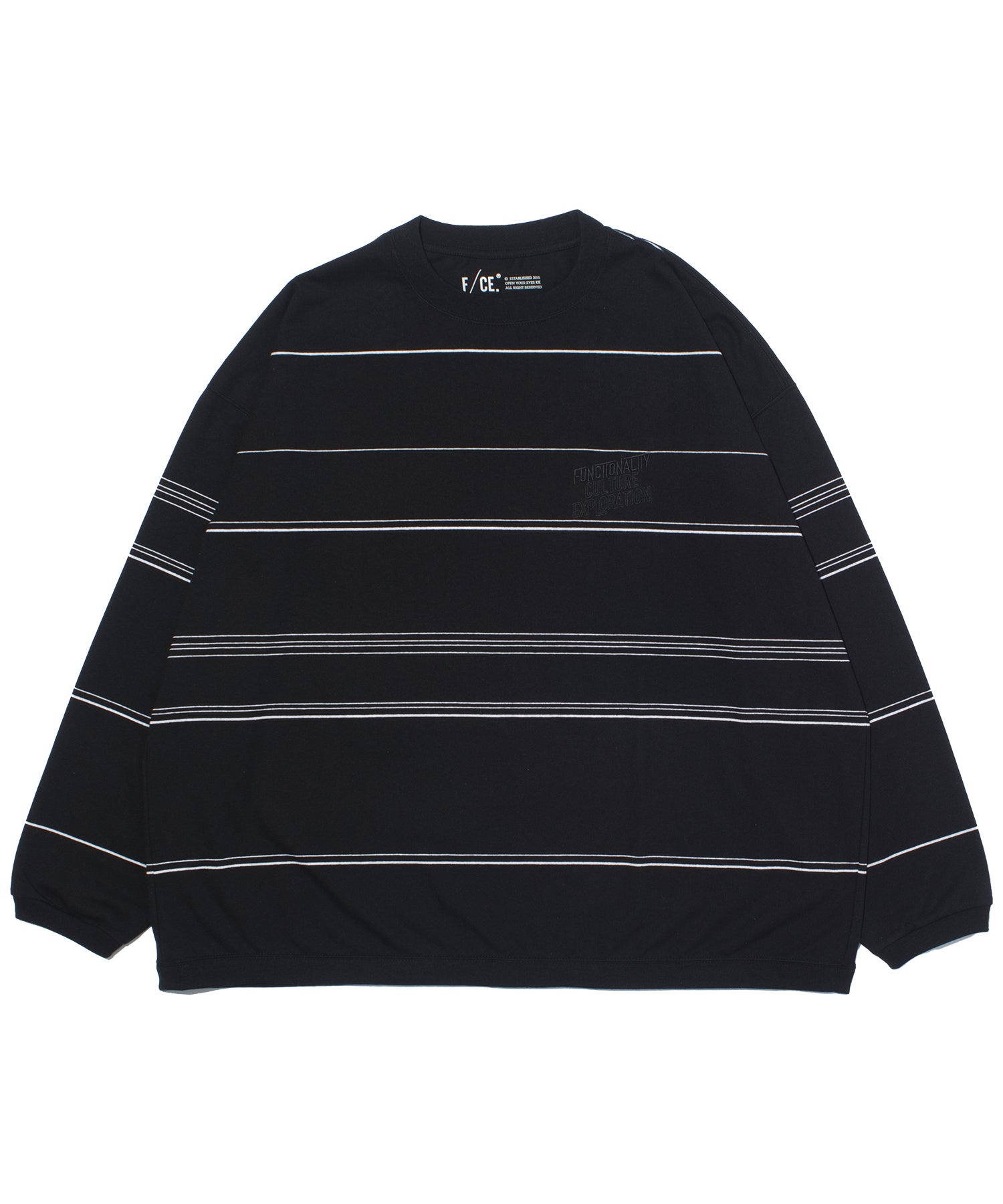 F/CE. / RE LOGO LONG SLEEVE BORDER T / リ ロゴ ロングスリーブ ボーダー ティー