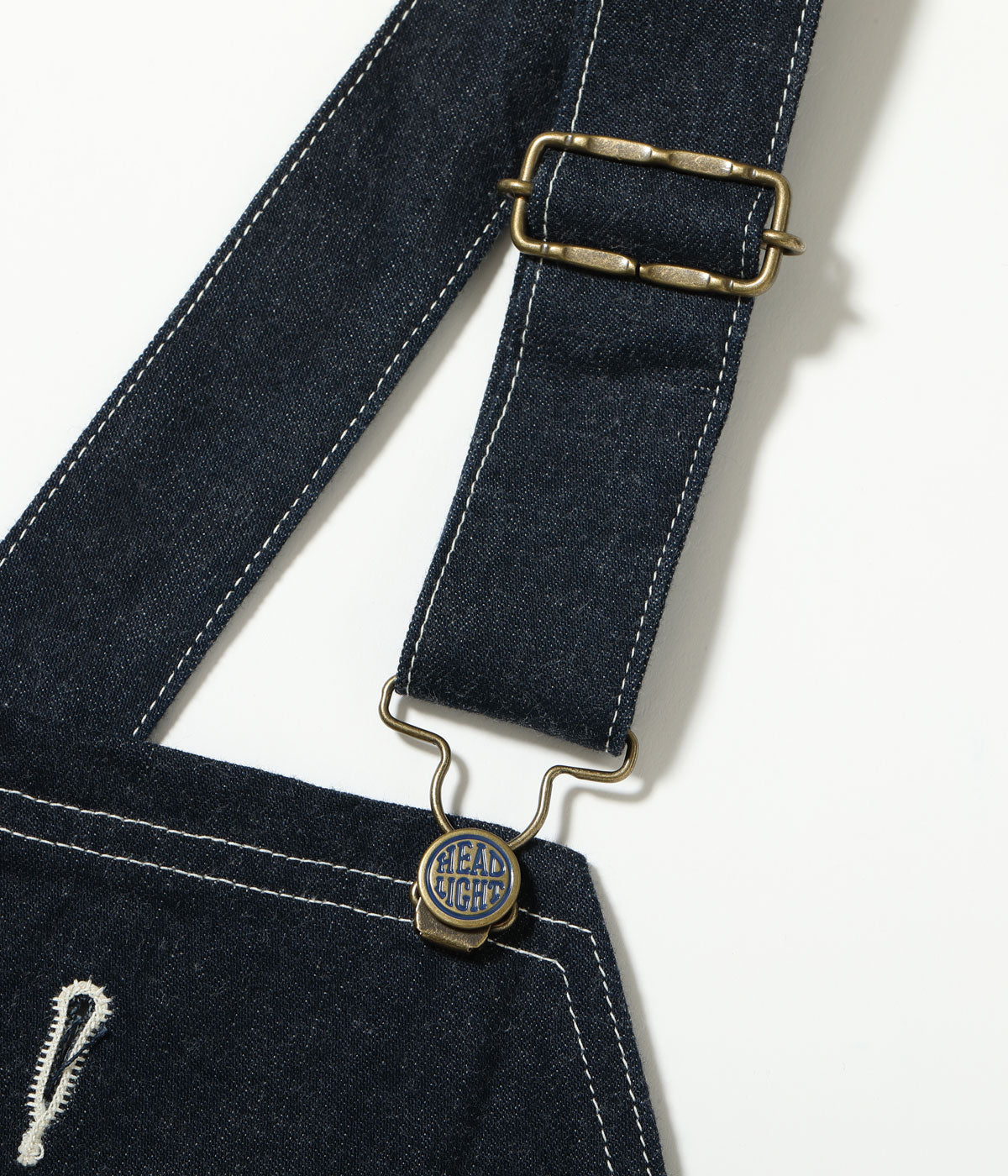 SUGAR CANE / Lot No. HD42554 / HEADLIGHT 11oz. BLUE DENIM LOW BACK OVERALLS