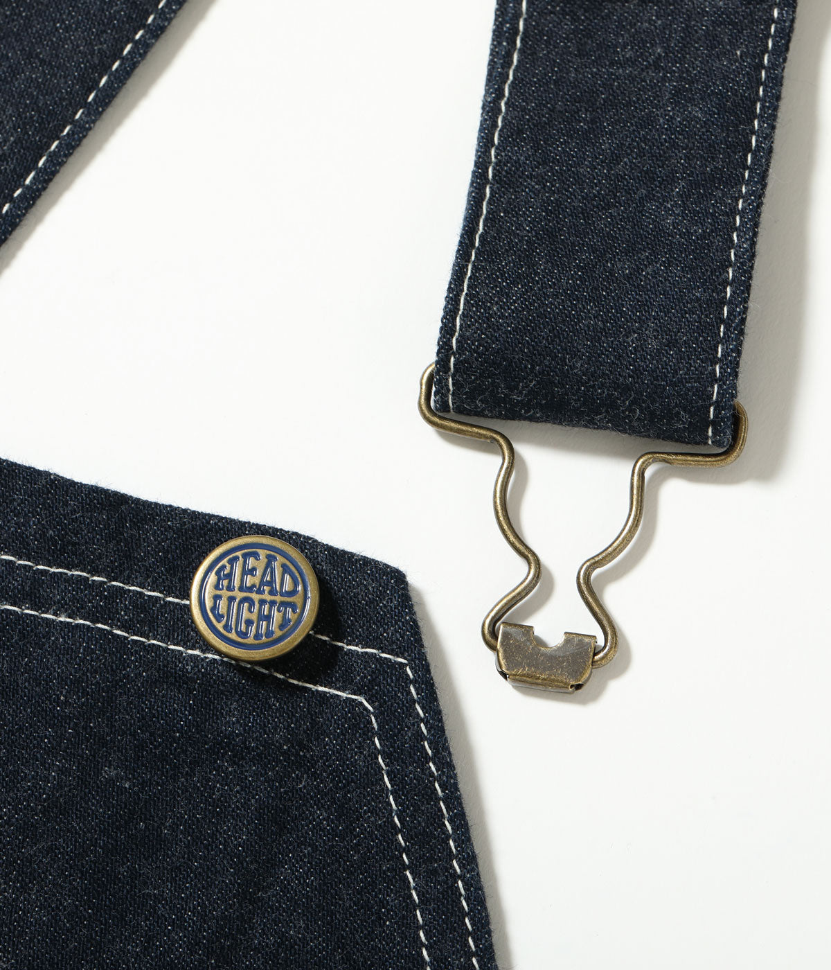 SUGAR CANE / Lot No. HD42554 / HEADLIGHT 11oz. BLUE DENIM LOW BACK OVERALLS