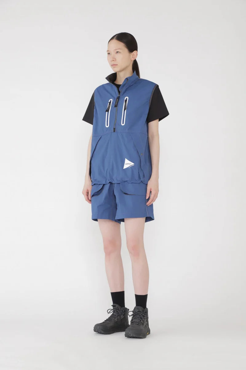 and wander / GRAMICCI × and wander brushed nylon vest