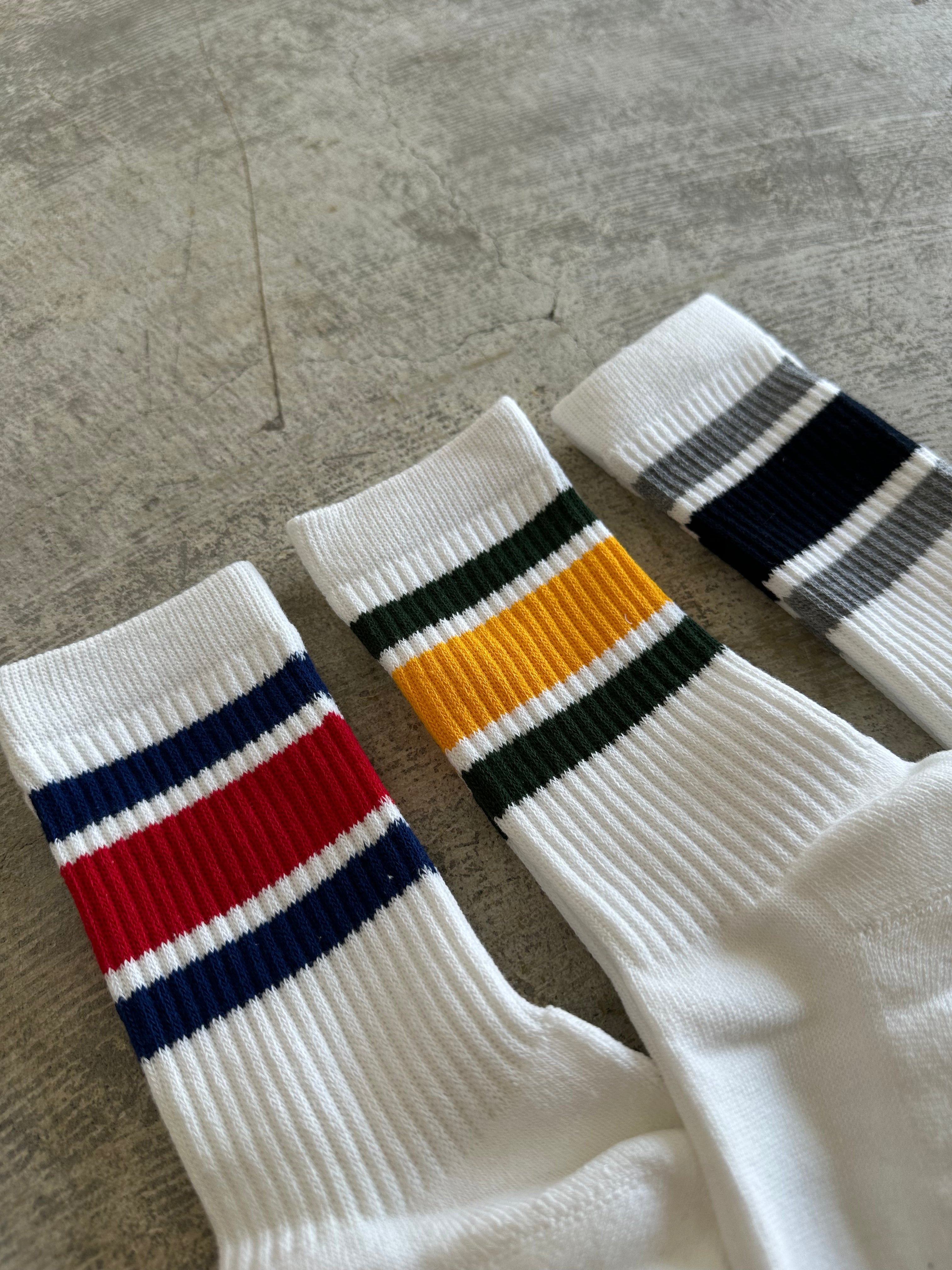 RUSSELL ATHLETIC / Mens Crew Length Sports Socks 3pairs