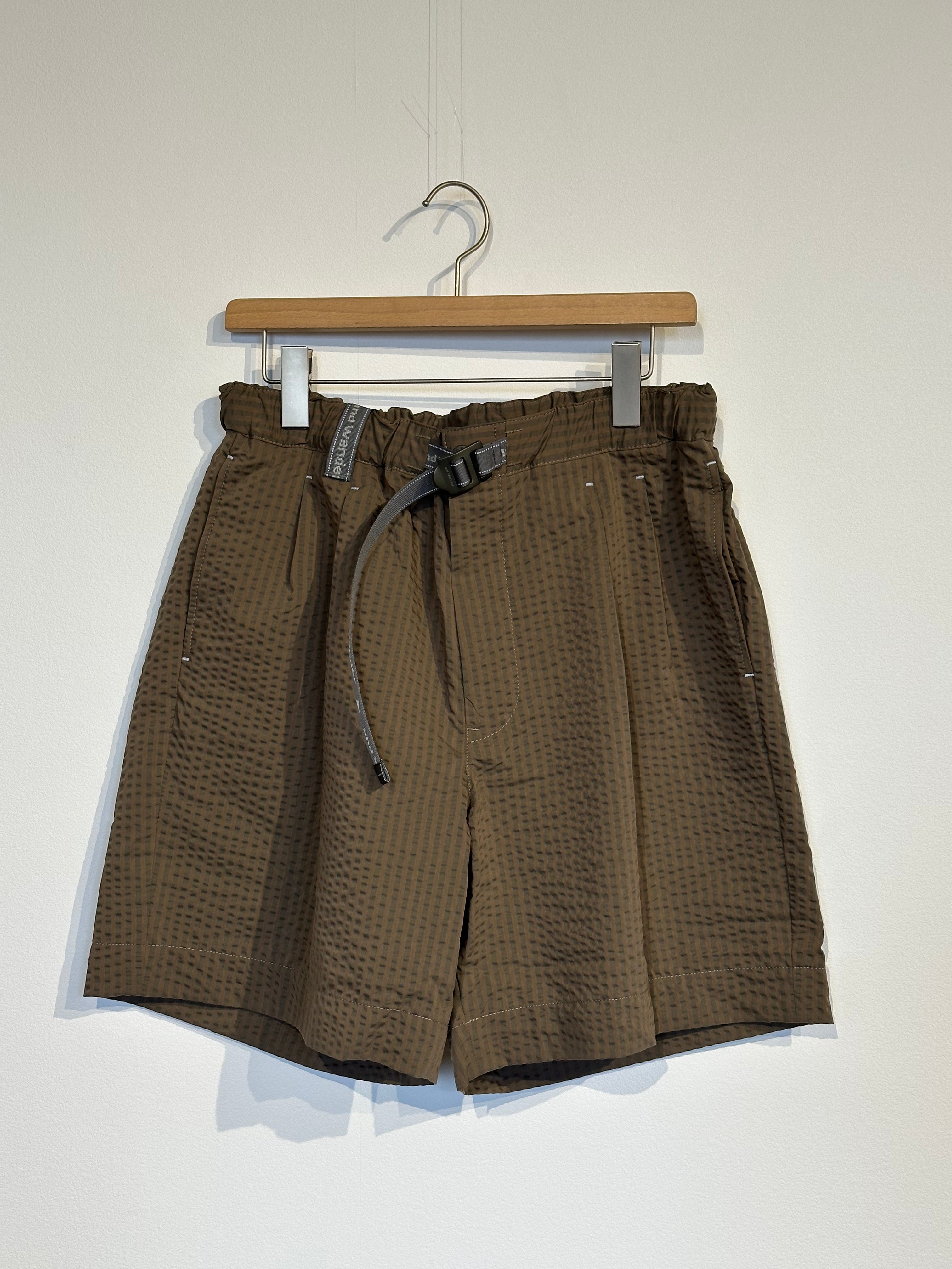 and wander / dry soft seersucker short pants (M)