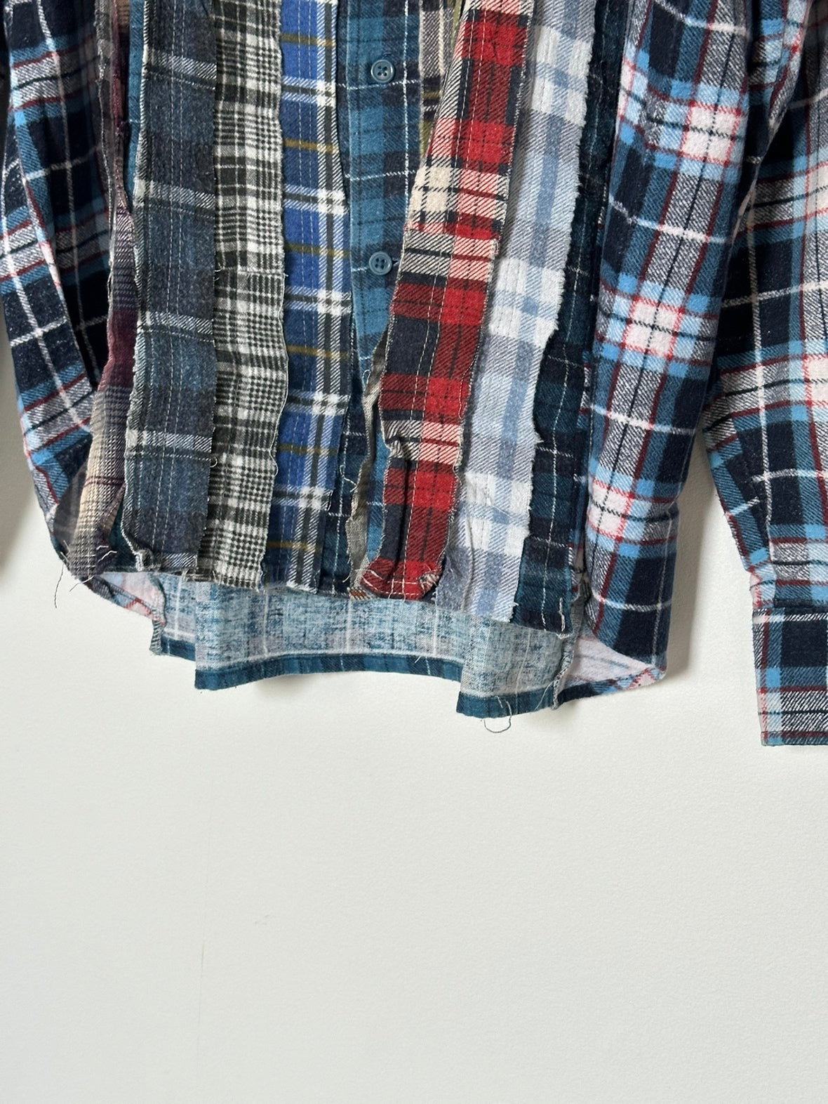 Needles / Flannel Shirt ->Ribbon Wide Shirt