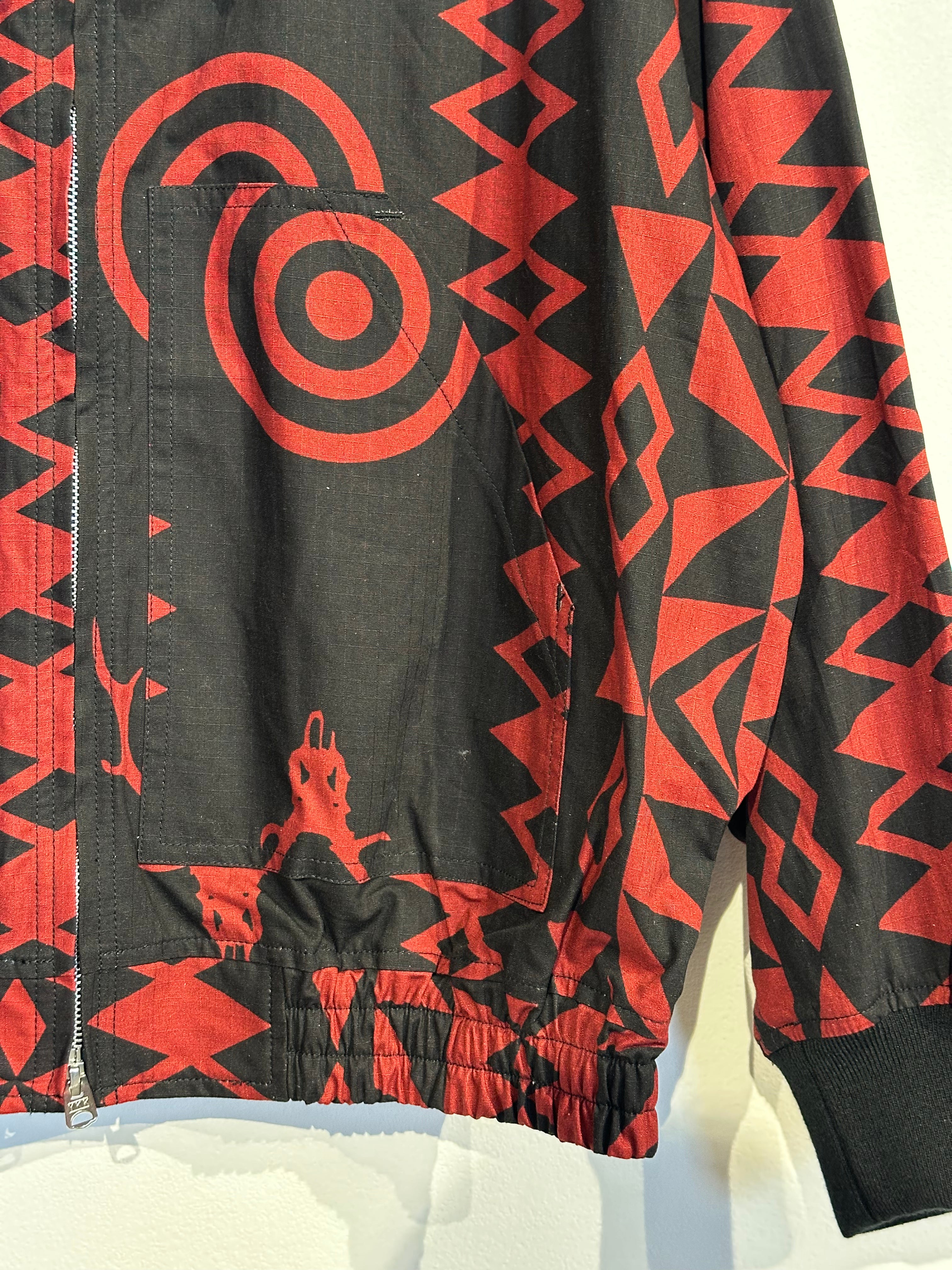 South2west8 / Zipped Work Hoody - Cotton Ripstop / Printed