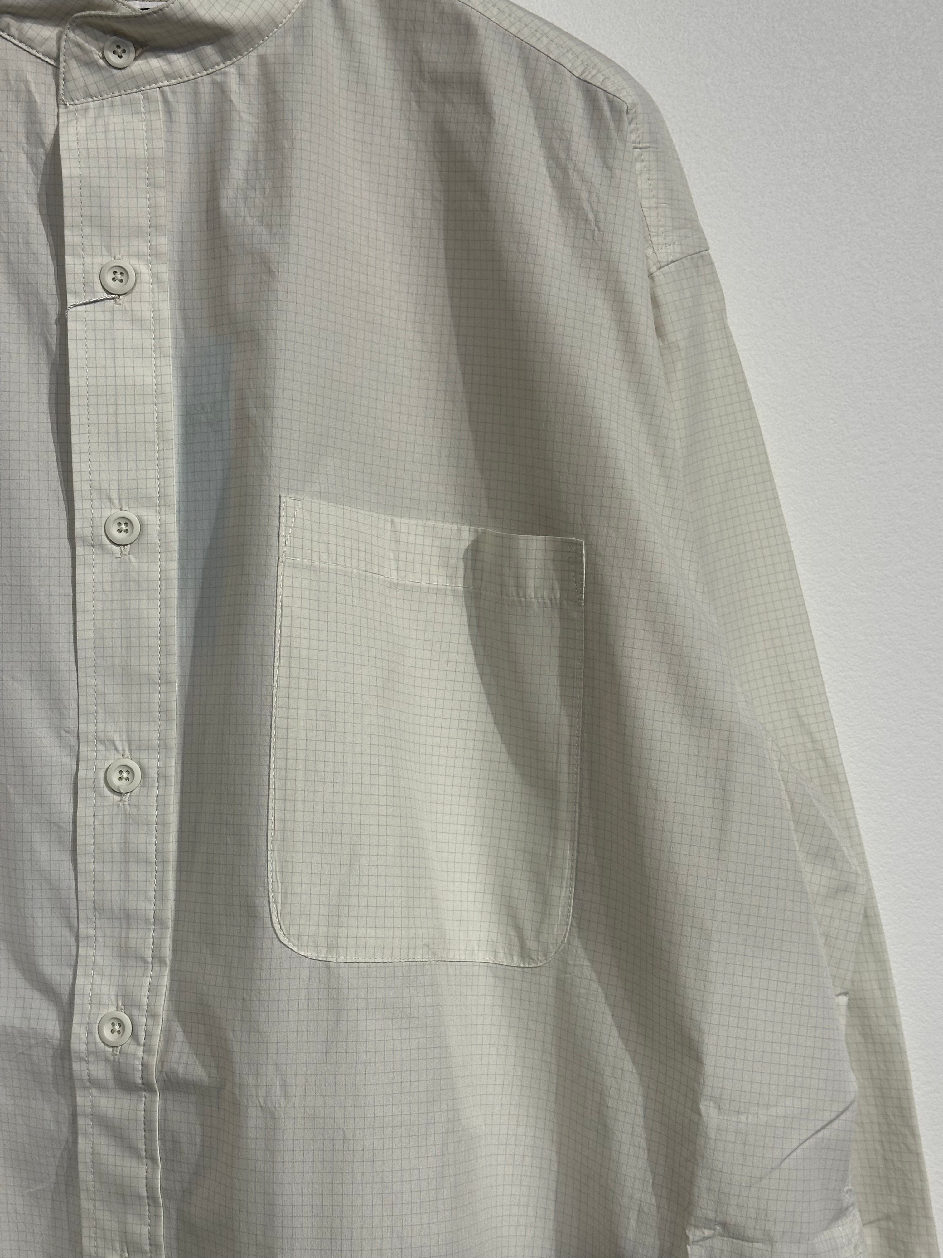 PAPERSKY / MAGAZINE CHECK LONG BIG SHIRT