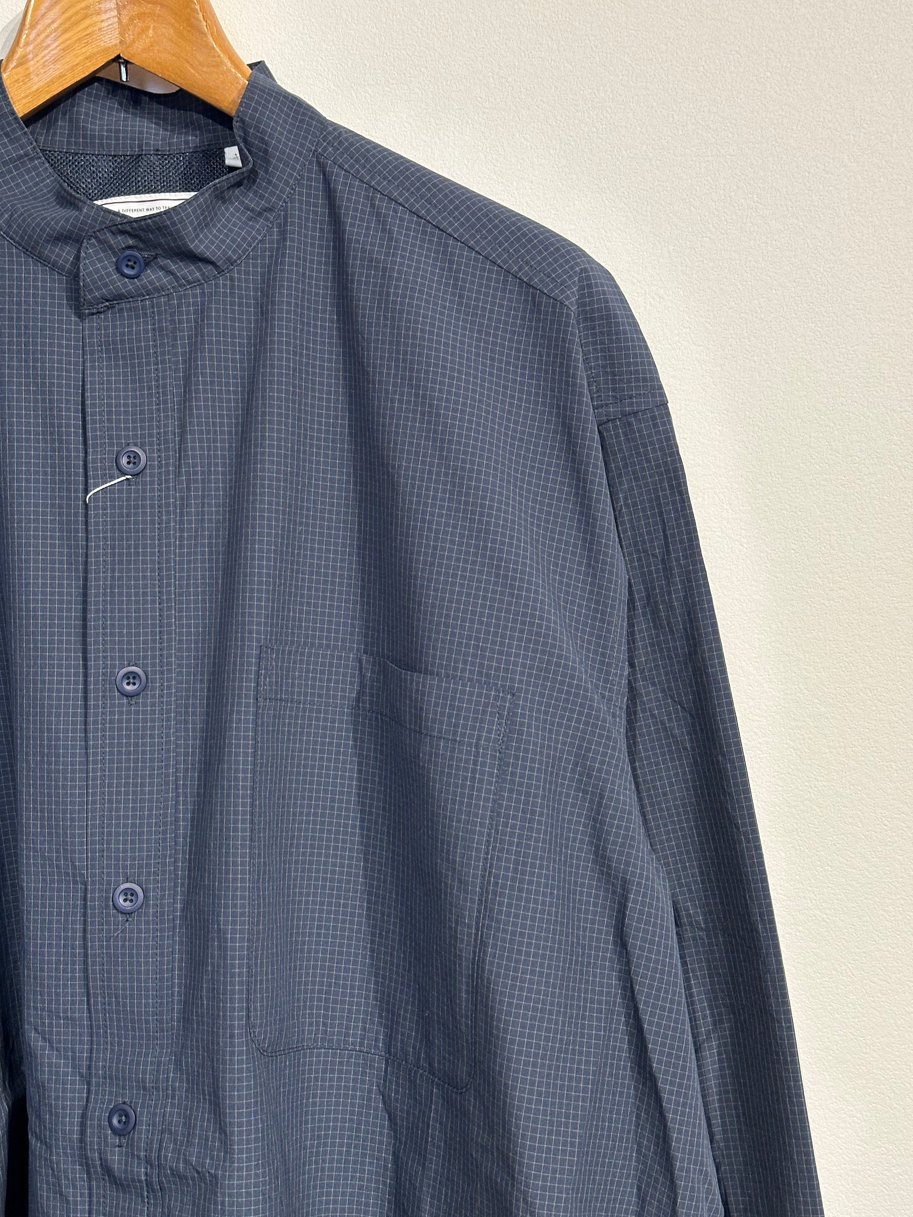 PAPERSKY / MAGAZINE CHECK LONG BIG SHIRT