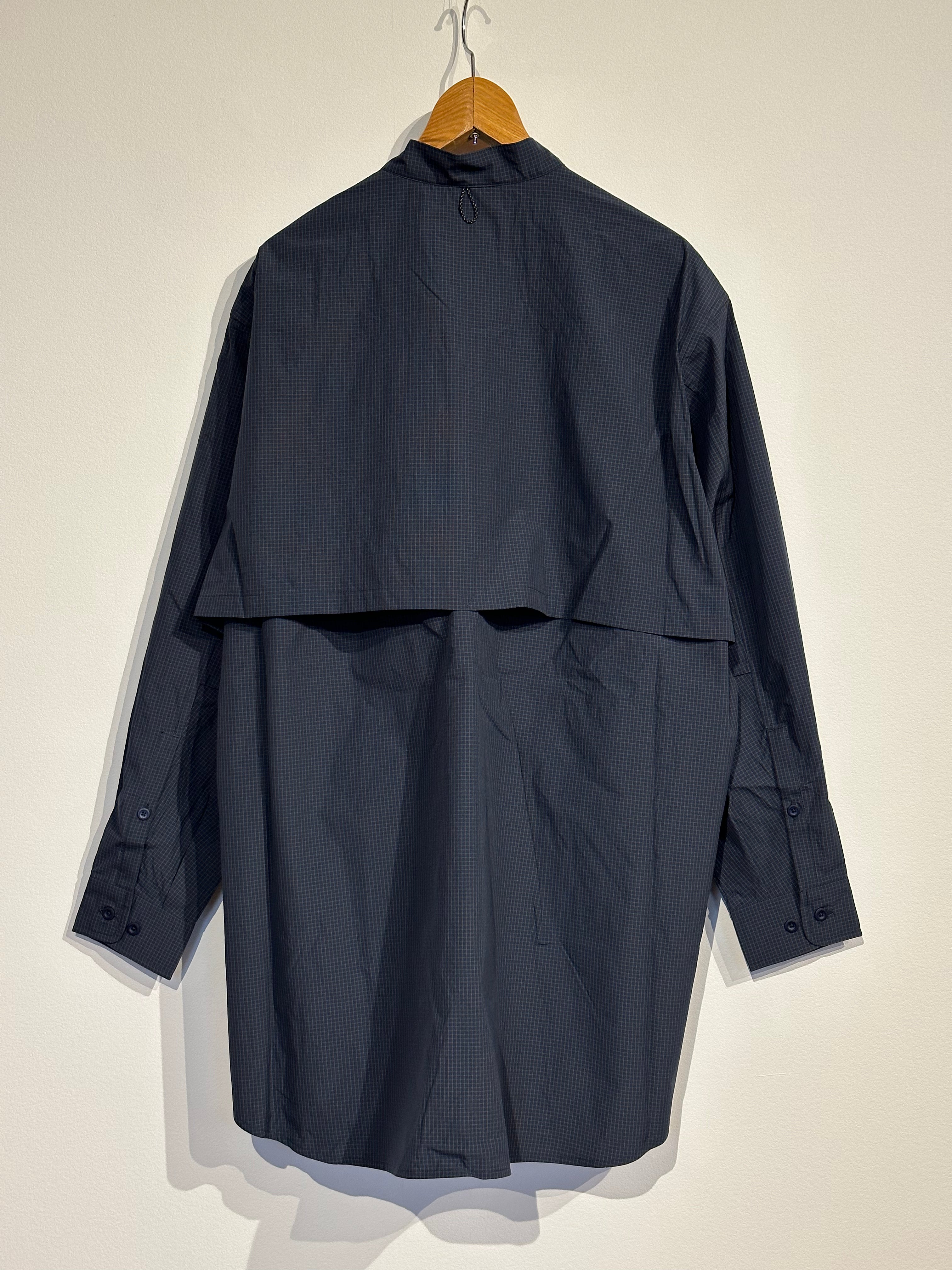 PAPERSKY / MAGAZINE CHECK LONG BIG SHIRT