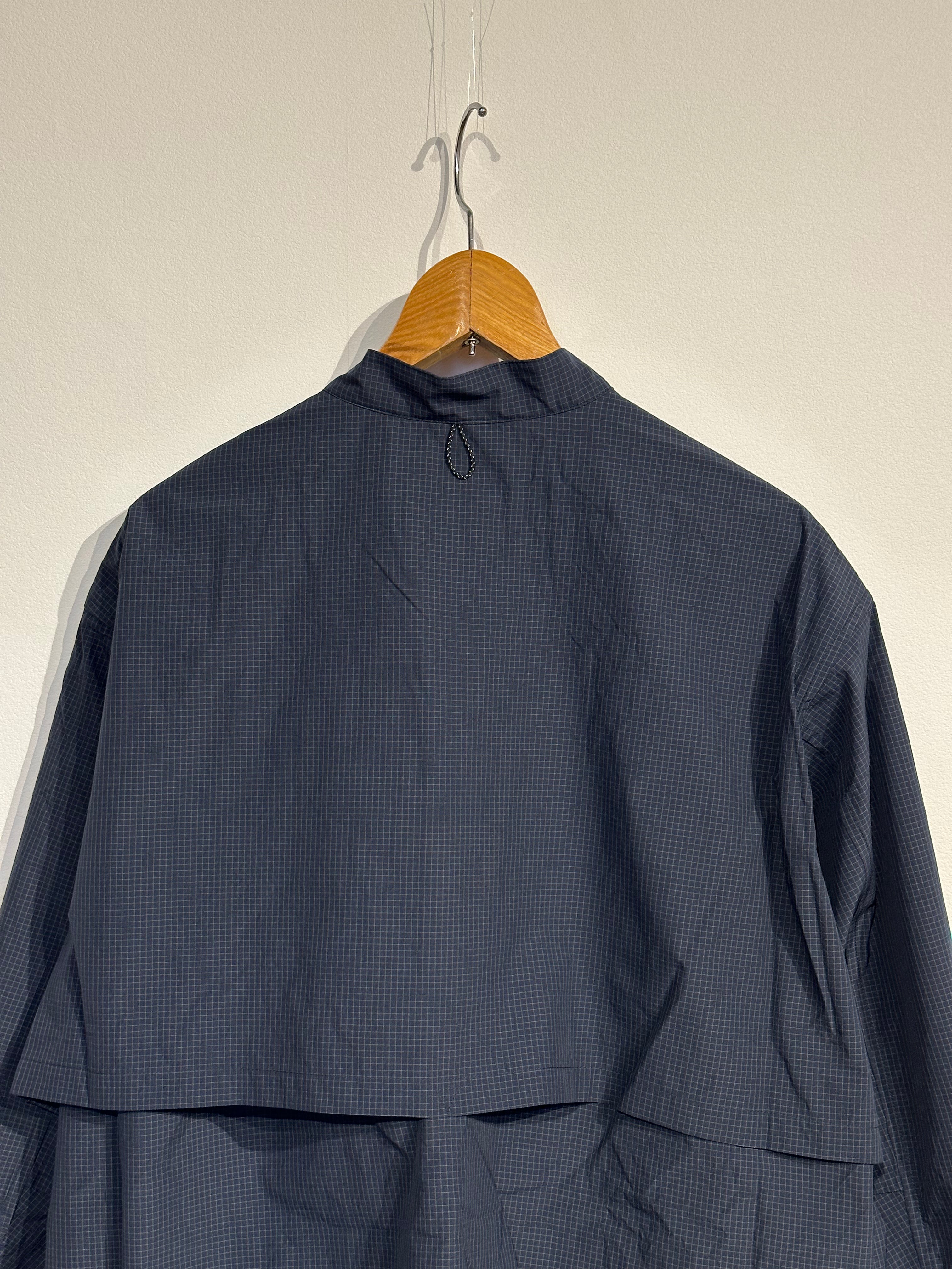 PAPERSKY / MAGAZINE CHECK LONG BIG SHIRT