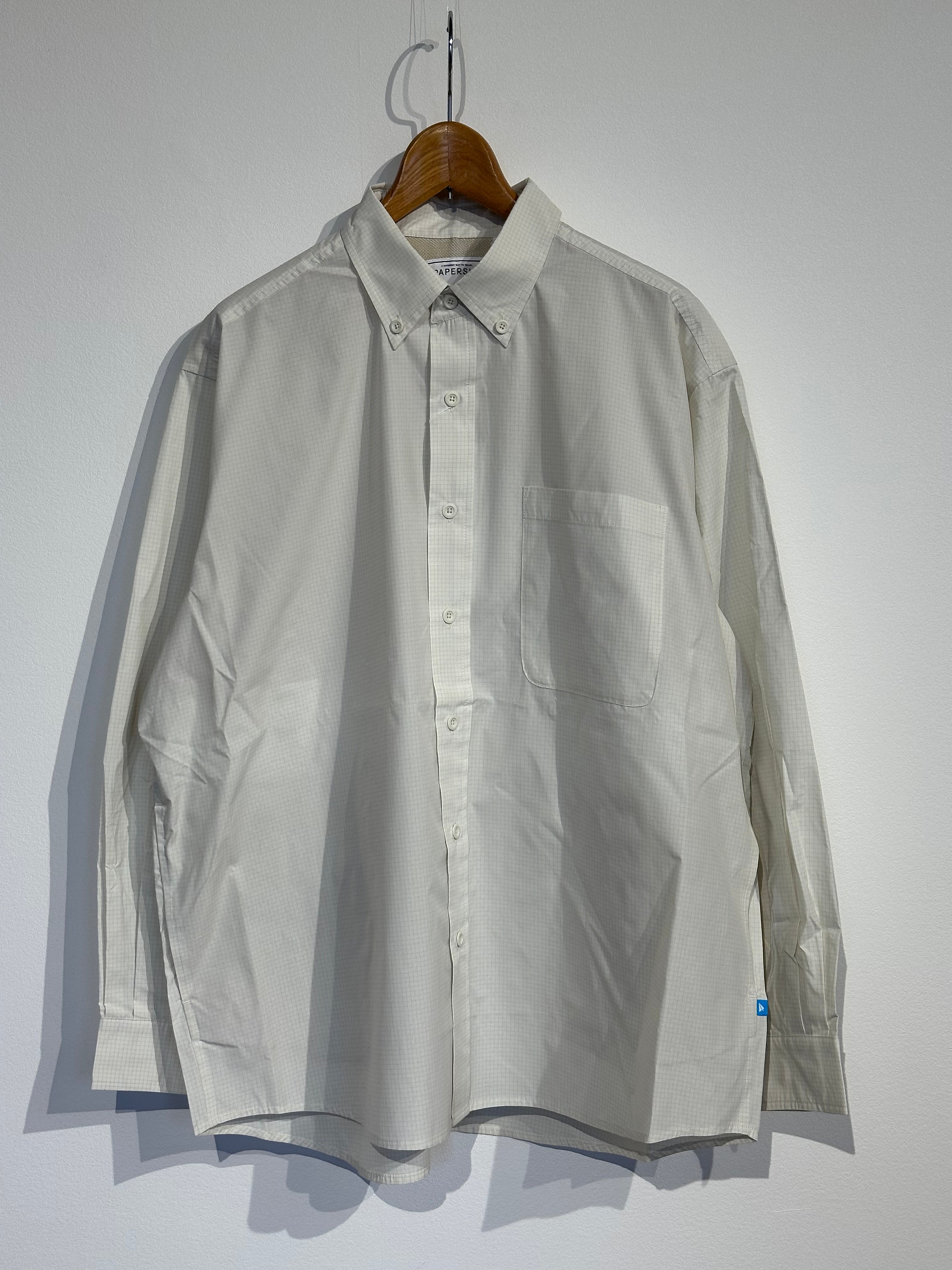 PAPERSKY / MAGAZINE CHECK BIG SHIRT