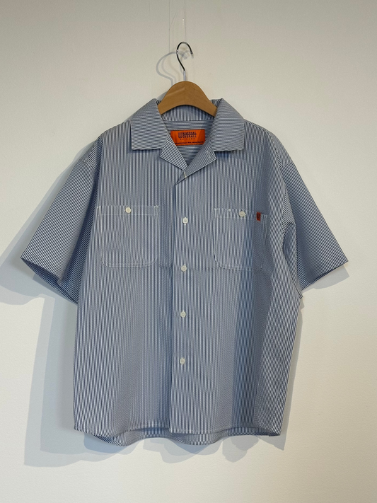 UNIVERSAL OVERALL / OPEN COLLAR S/S WORK SHIRT