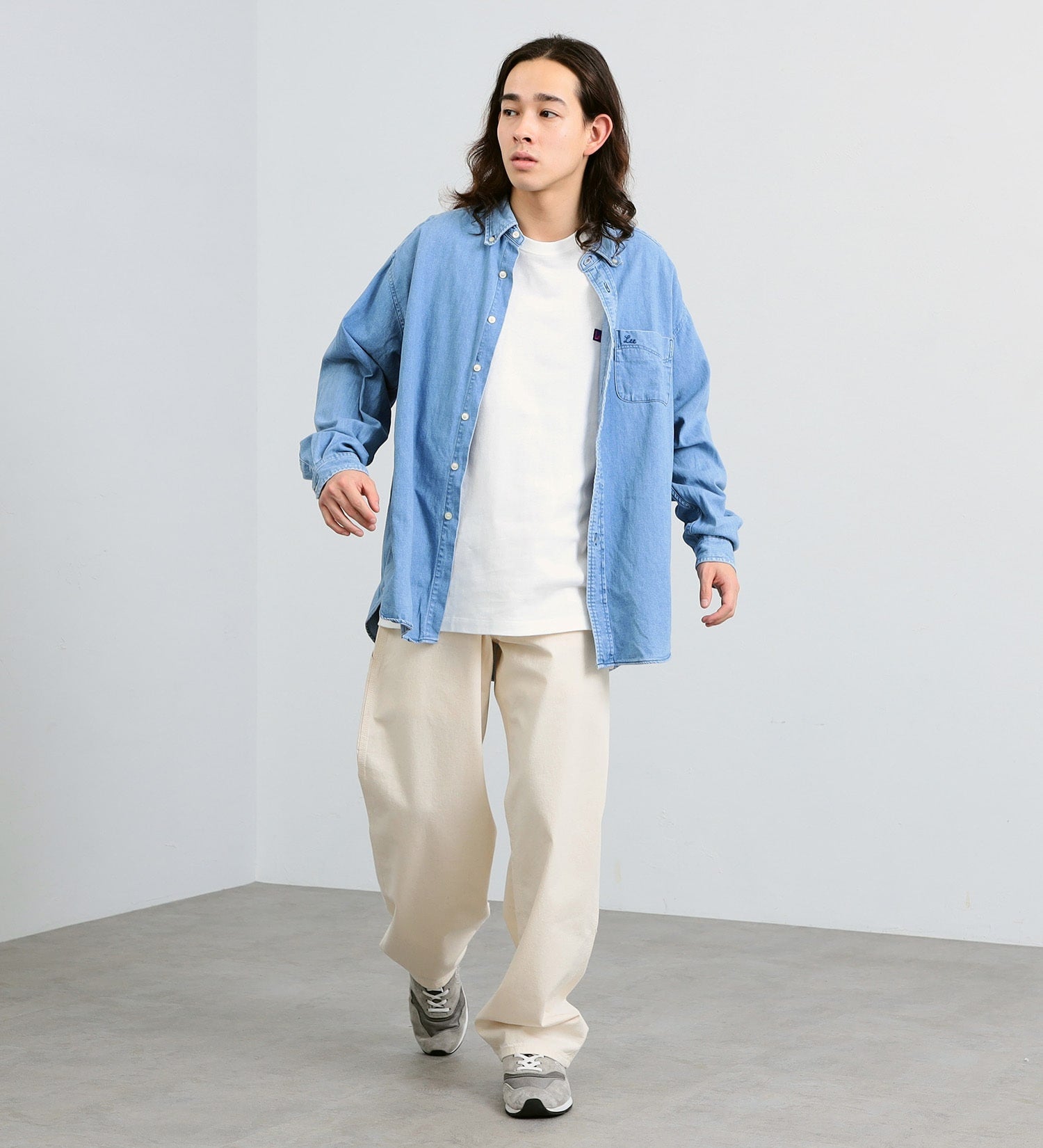 Lee / 【ユニセックス】DUNGAREES ワイドペインターパンツ