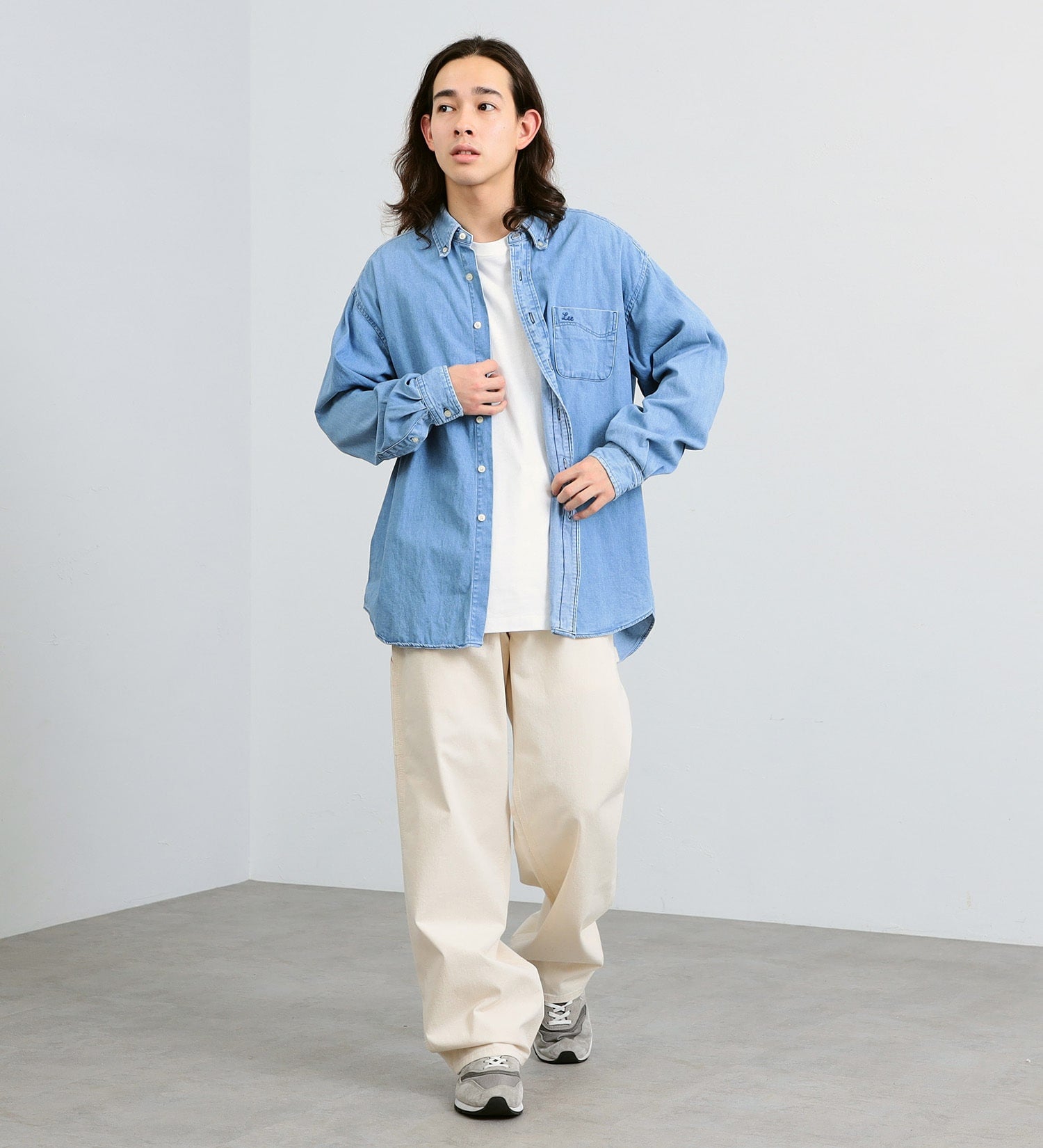 Lee / 【ユニセックス】DUNGAREES ワイドペインターパンツ