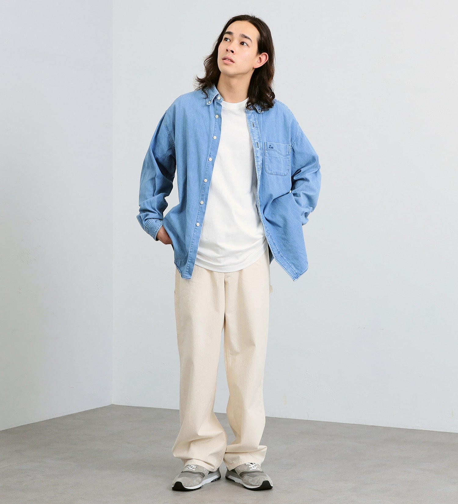 Lee / 【ユニセックス】DUNGAREES ワイドペインターパンツ