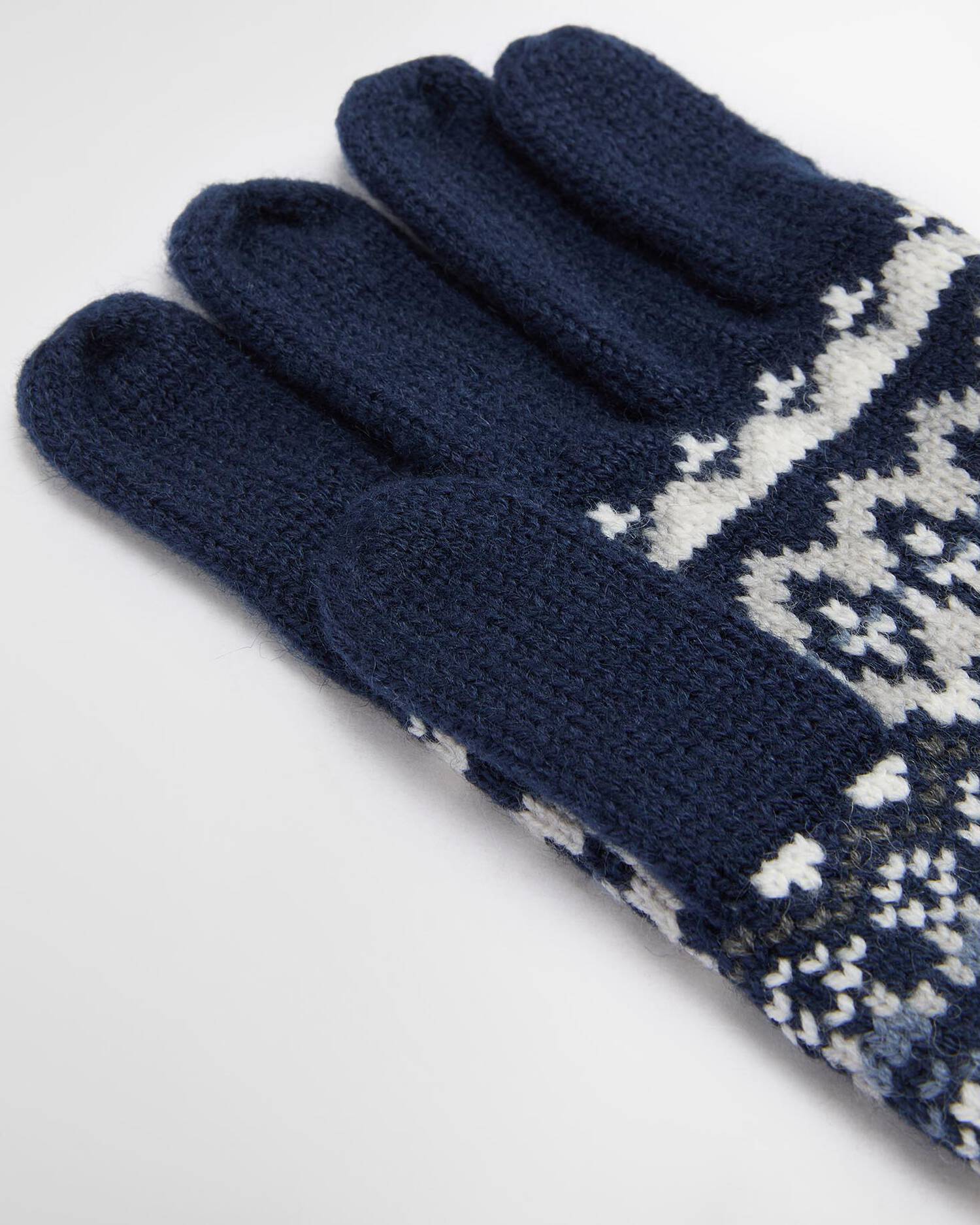 Barbour / barbour marlow fair isle knitted gloves