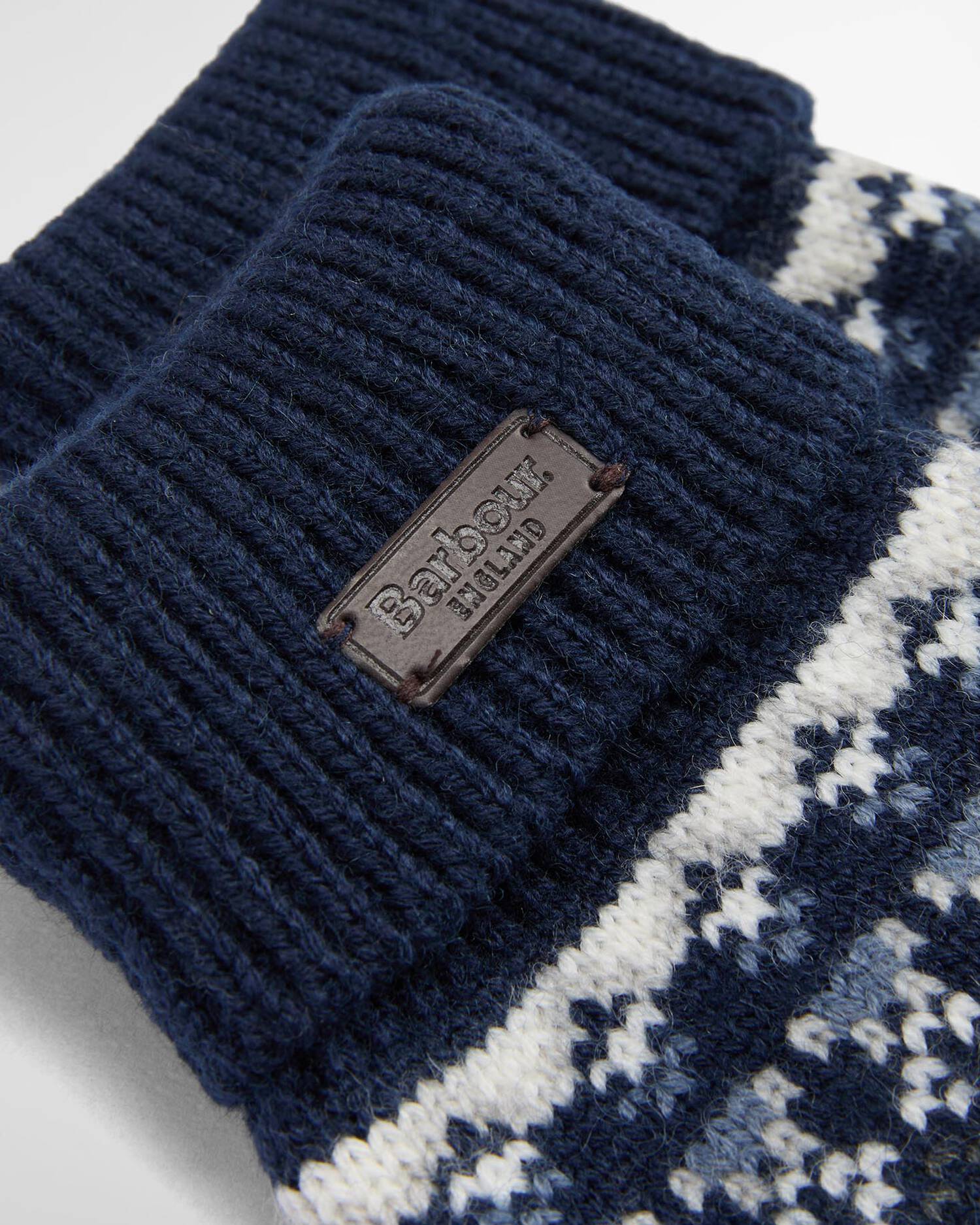 Barbour / barbour marlow fair isle knitted gloves