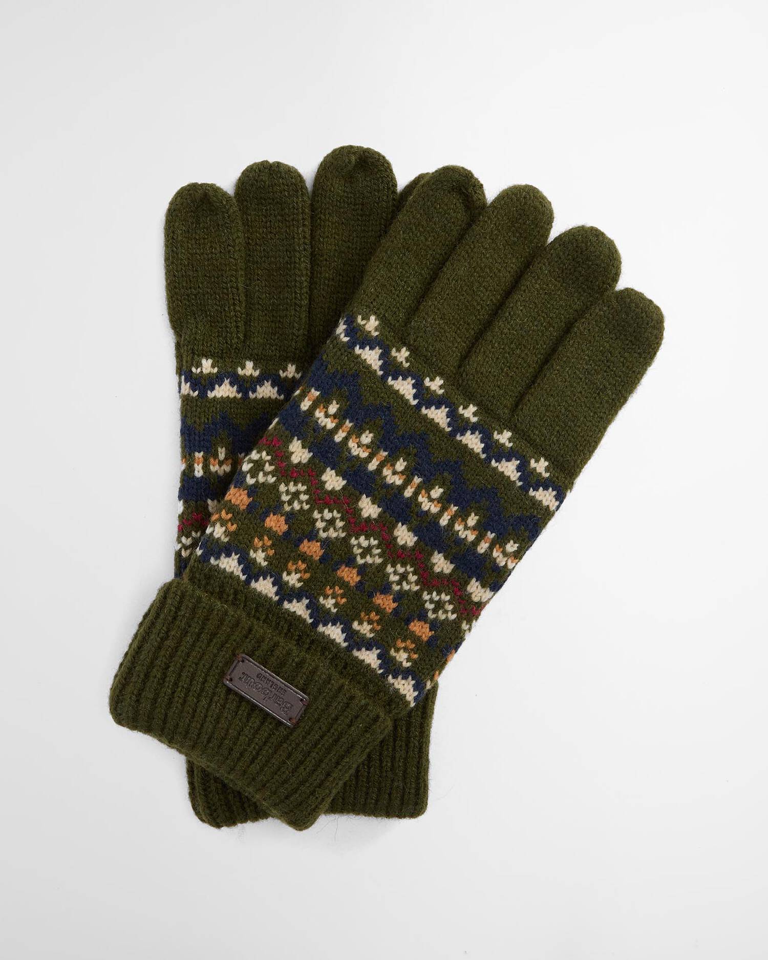 Barbour / barbour marlow fair isle knitted gloves