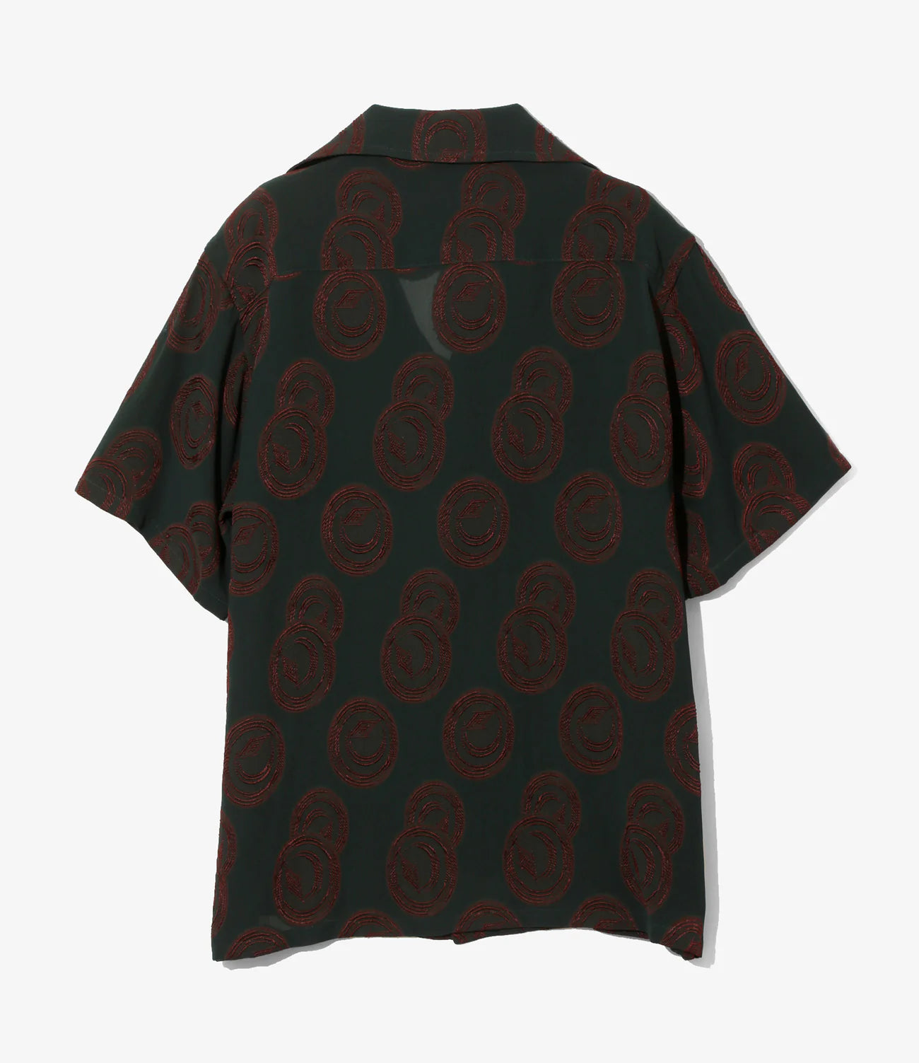 Needles / Italian Collar S/S Shirt - R/PE Ring Cut Jq