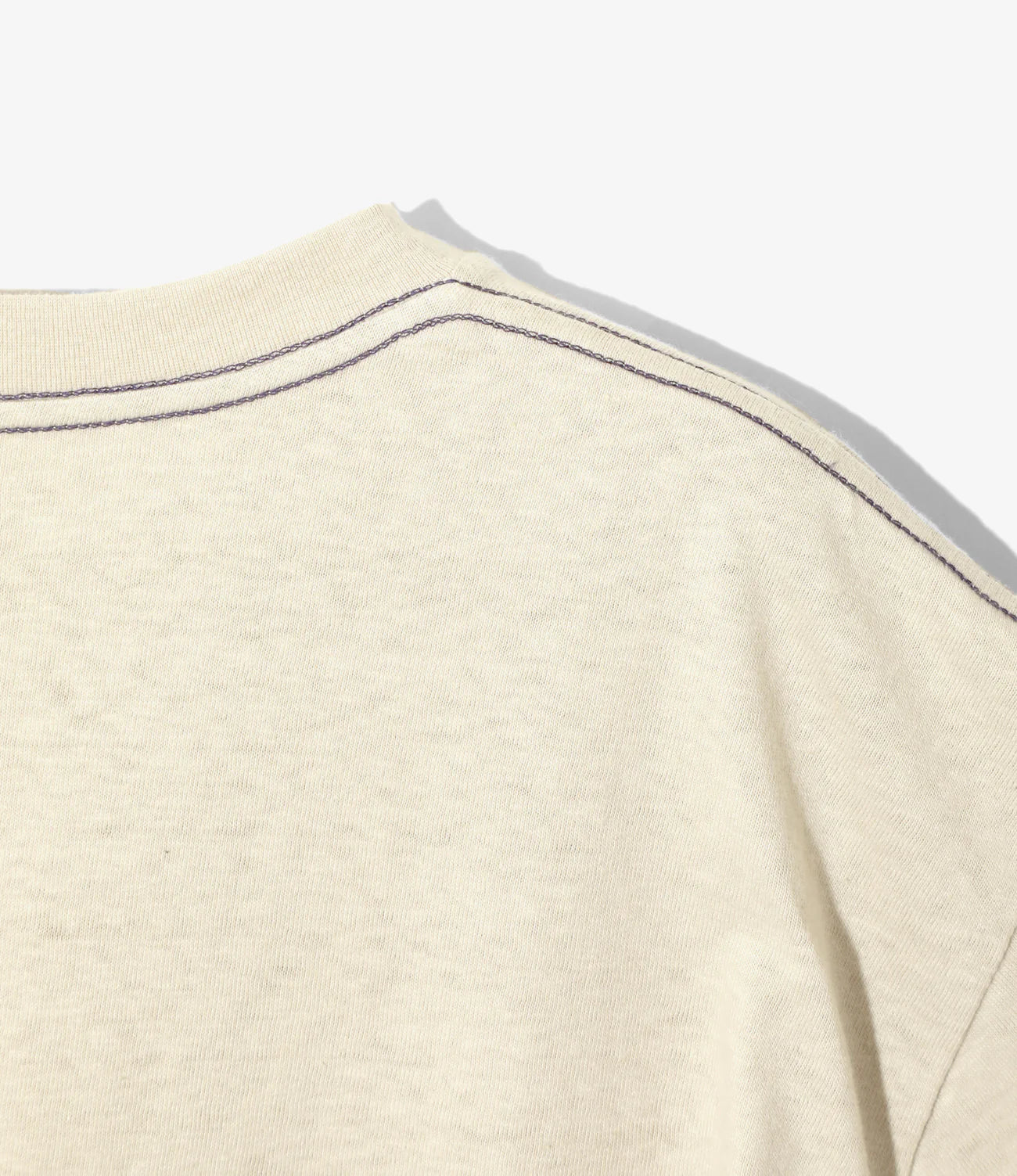 Needles / S/S Papillon Emb. Pocket Tee - Cotton Jersey