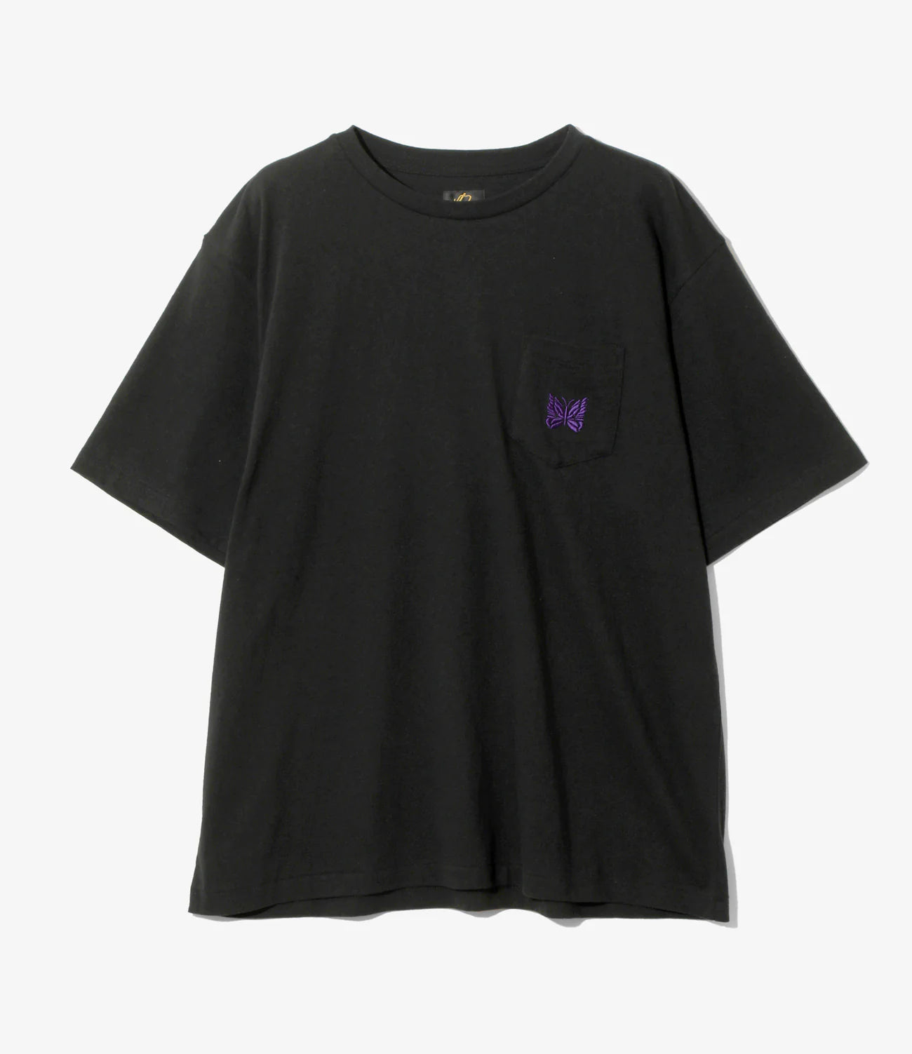 Needles / S/S Papillon Emb. Pocket Tee - Cotton Jersey