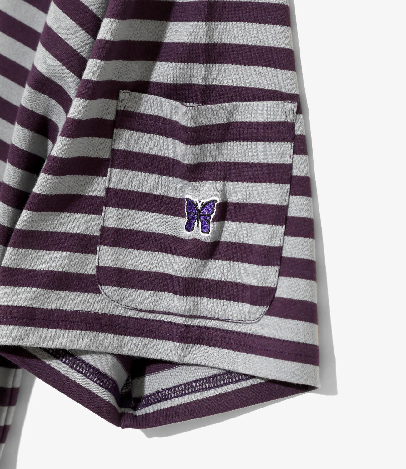 Needles / S/S Crew Neck Tee - Cotton Stripe Jersey