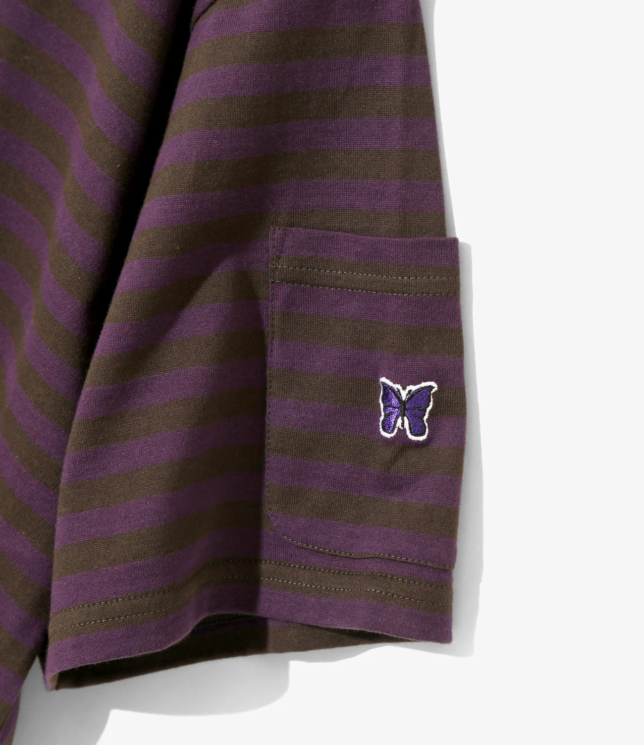 Needles / S/S Crew Neck Tee - Cotton Stripe Jersey