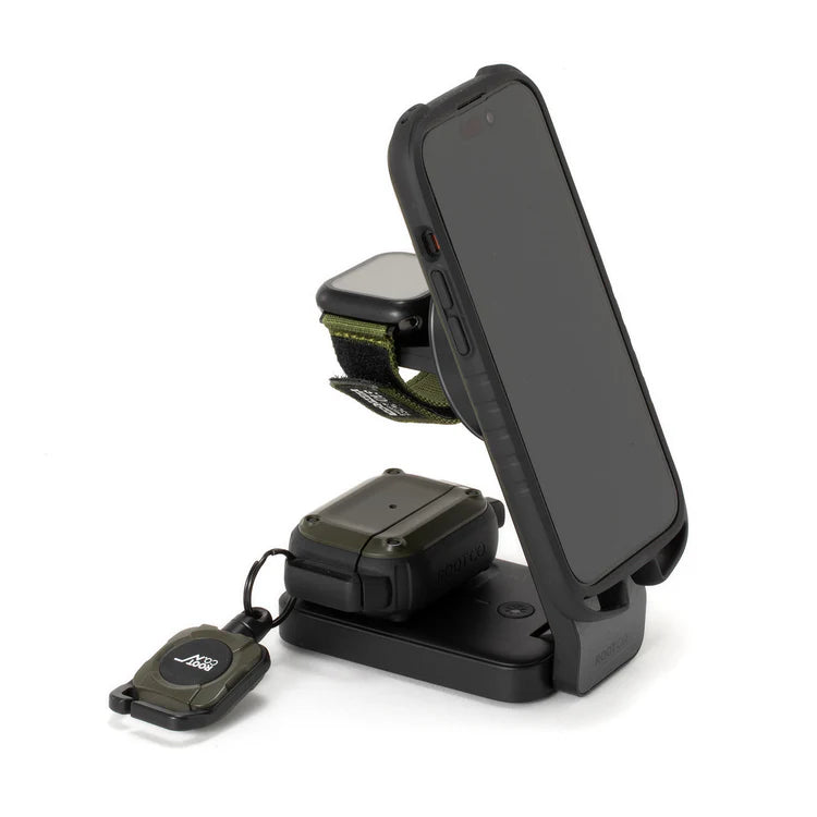 ROOT CO. / PLAY EZ Fold - 3 in 1 Magsafe Charging Station (ブラック)