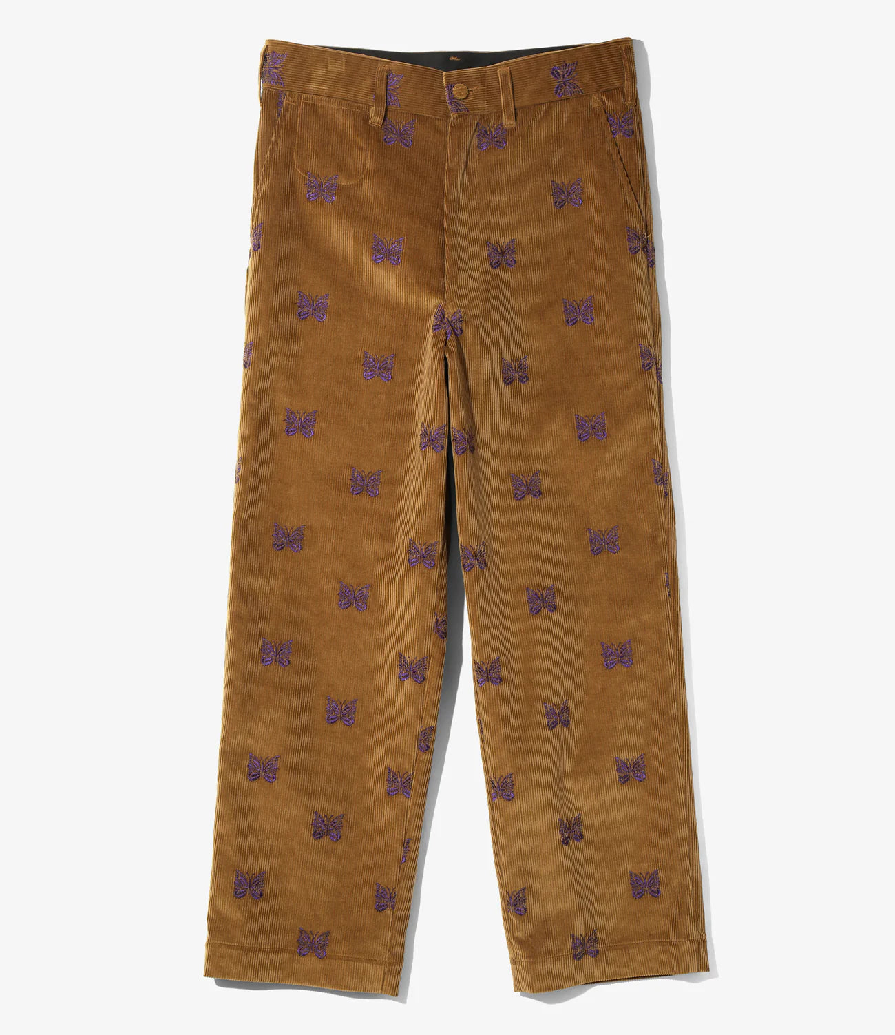 Needles / Straight Trouser-Papillon Emb. Corduroy