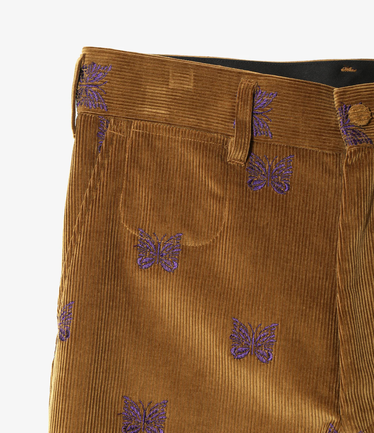Needles / Straight Trouser-Papillon Emb. Corduroy