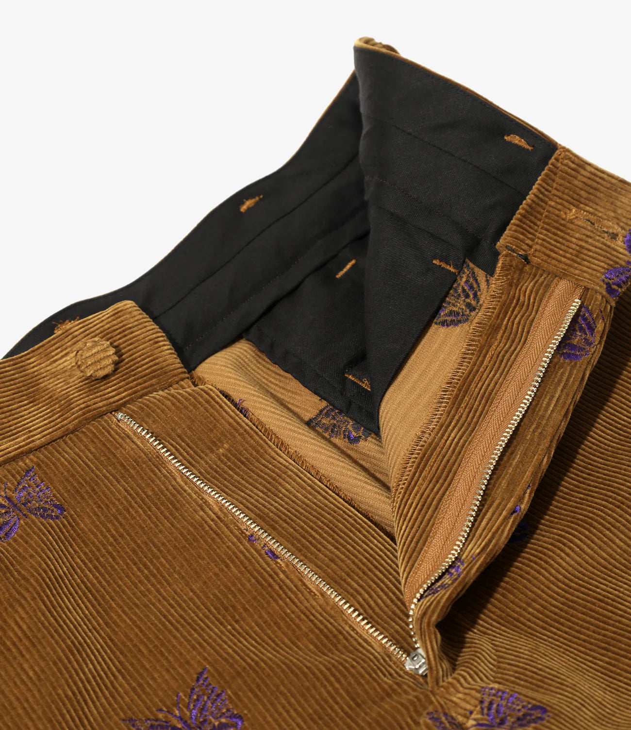 Needles / Straight Trouser-Papillon Emb. Corduroy