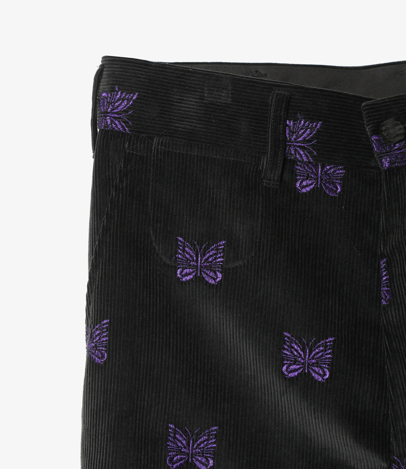 Needles / Straight Trouser-Papillon Emb. Corduroy
