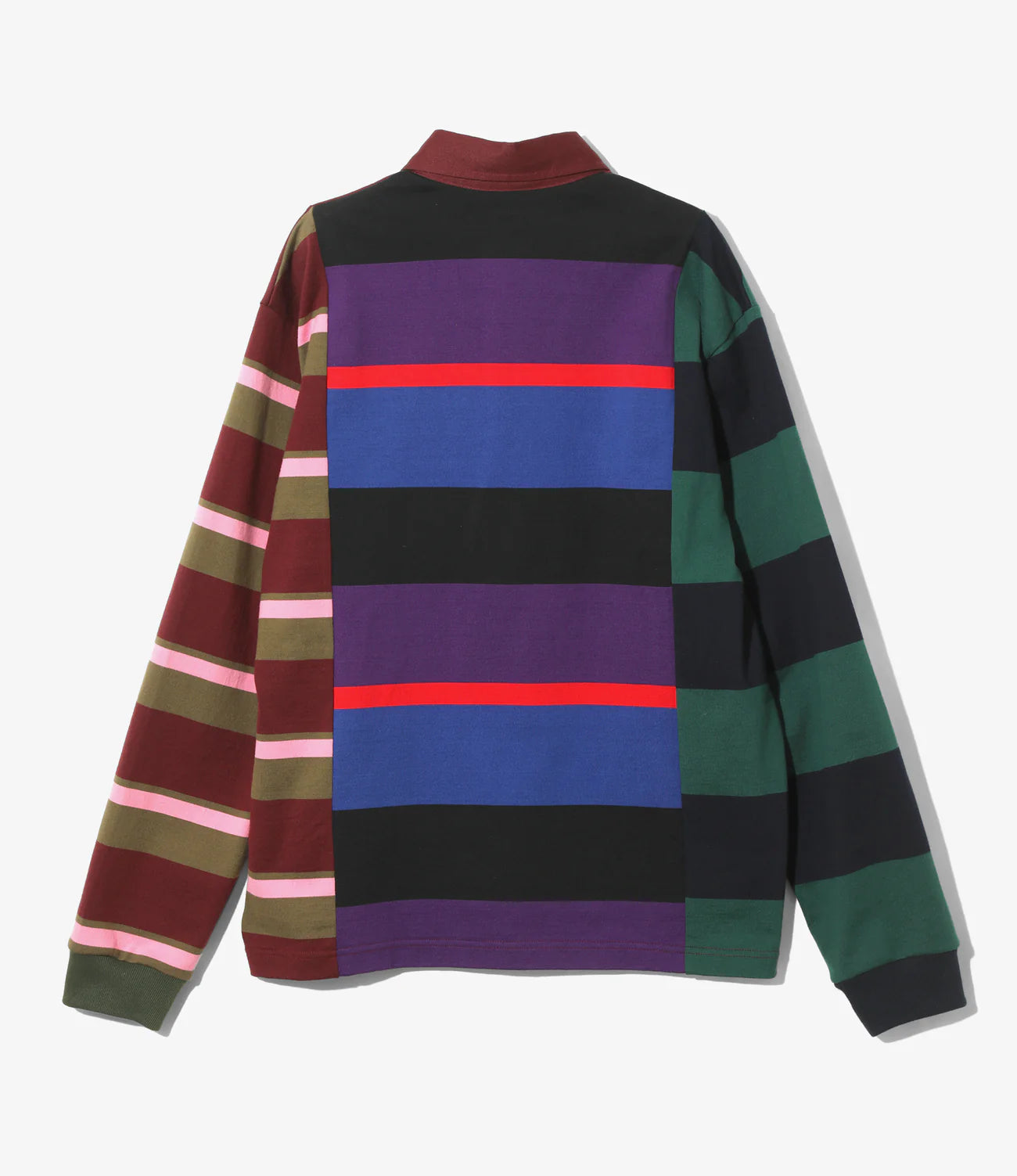 South2west8 / Rugger Shirt - Cotton Plainstitch / Crazy Pattern A