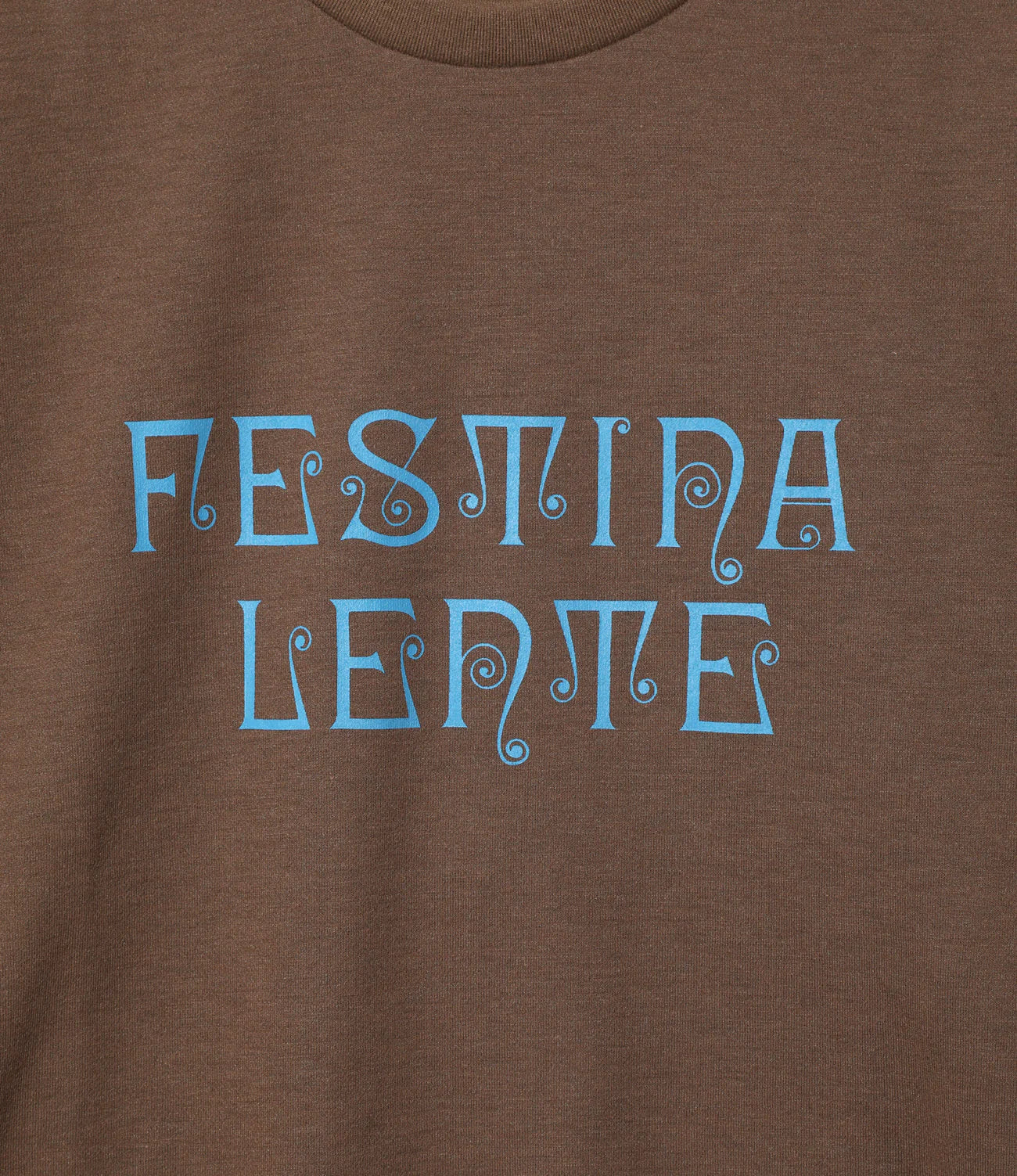 South2west8 / L/S Crew Neck Tee - FESTINA LENTE
