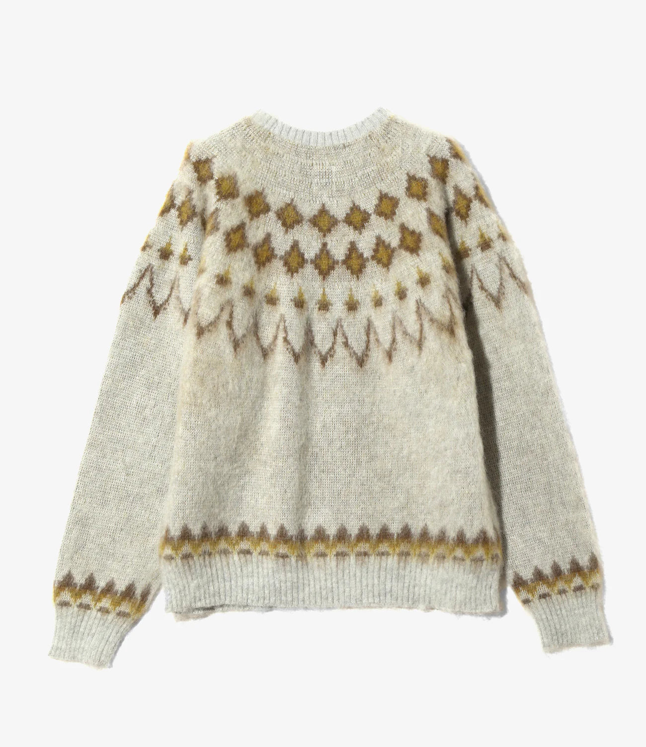 South2west8 / Mohair Crew Neck Sweater - Nordic Skull