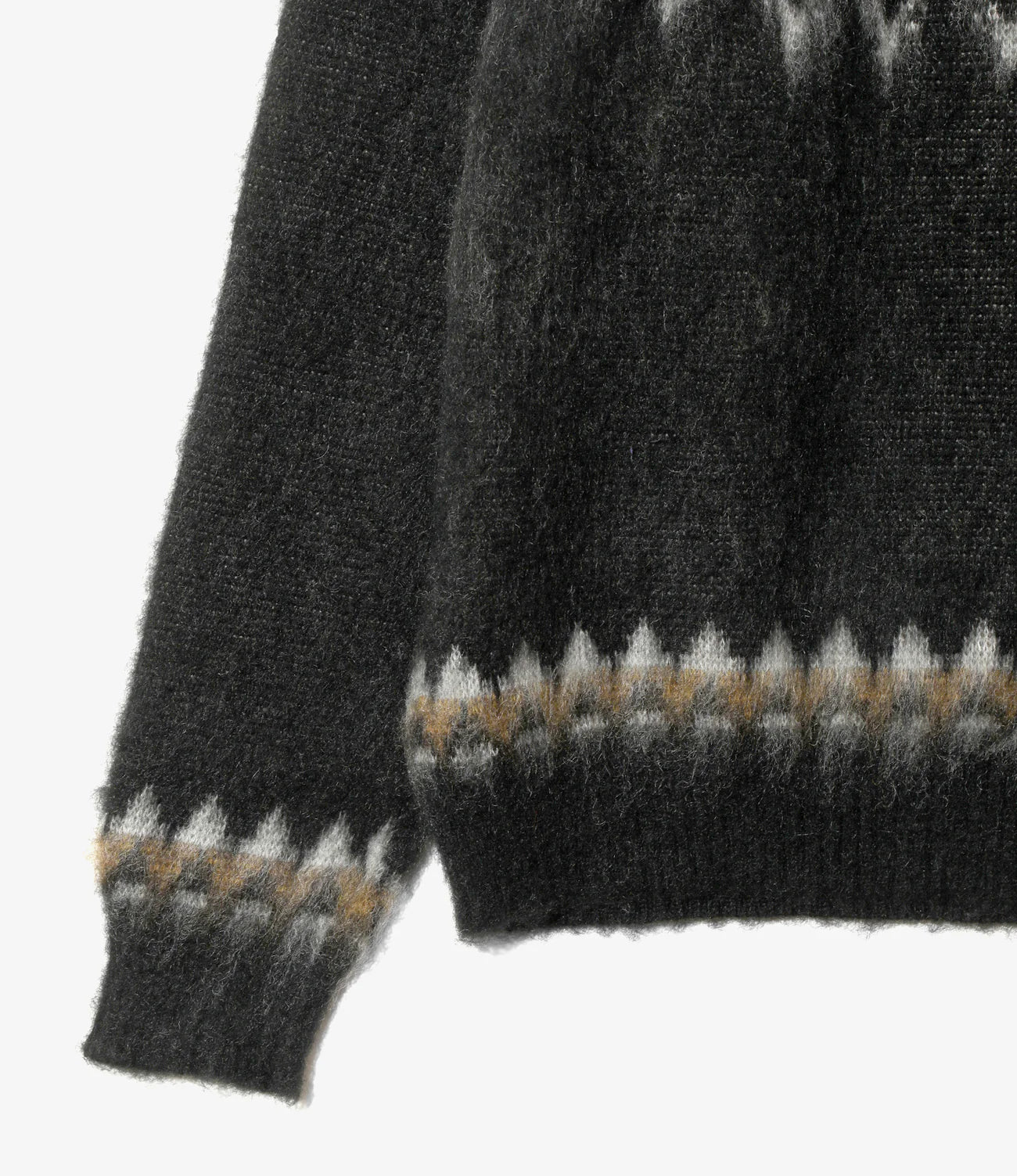 South2west8 / Mohair Crew Neck Sweater - Nordic Skull