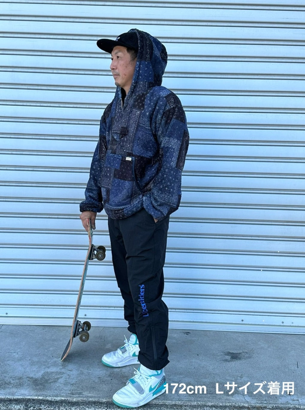 Liberaiders / BANDANA PILE FLEECE HOODIE