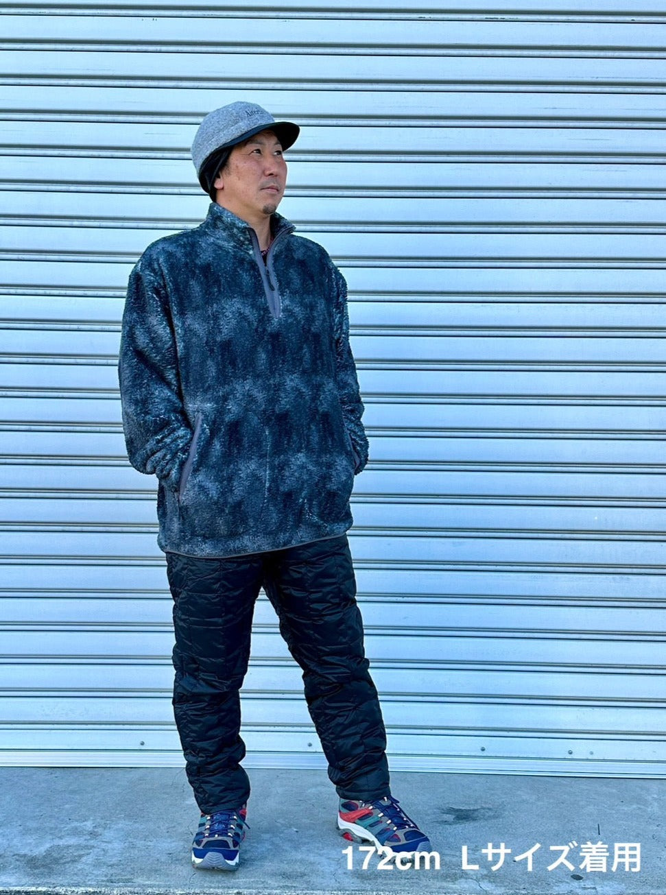 White Mountaineering / ABSTRUCT PATTERN FLEECE BLOUSON