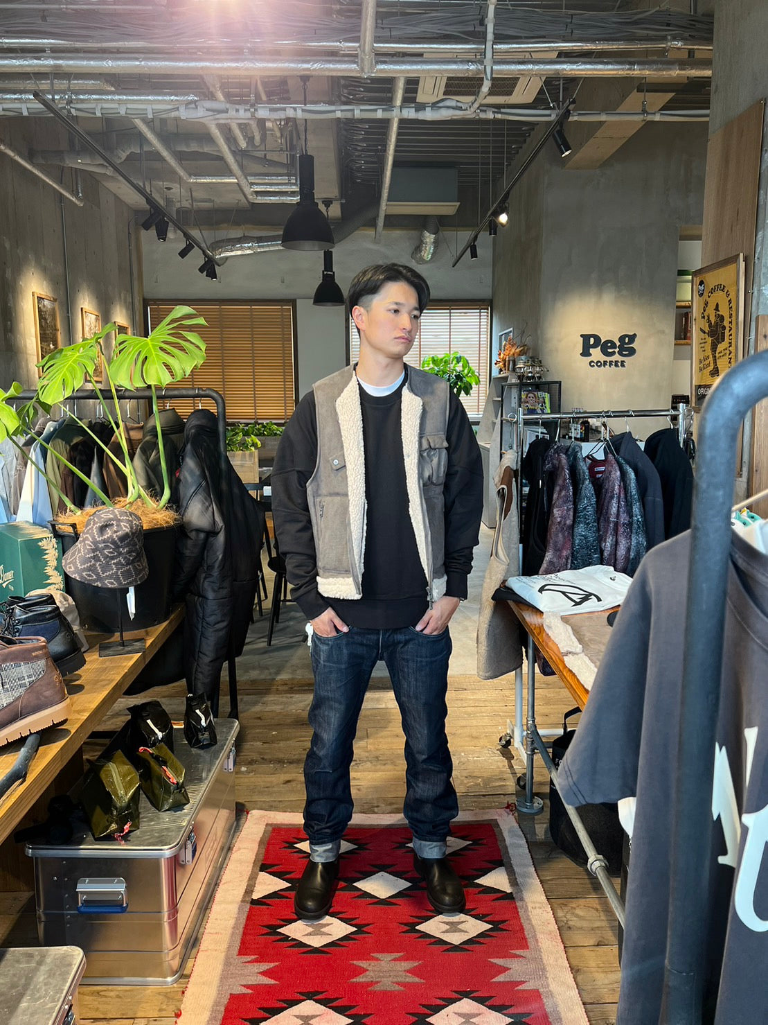 F/CE. / FAUX SHEARLING VEST